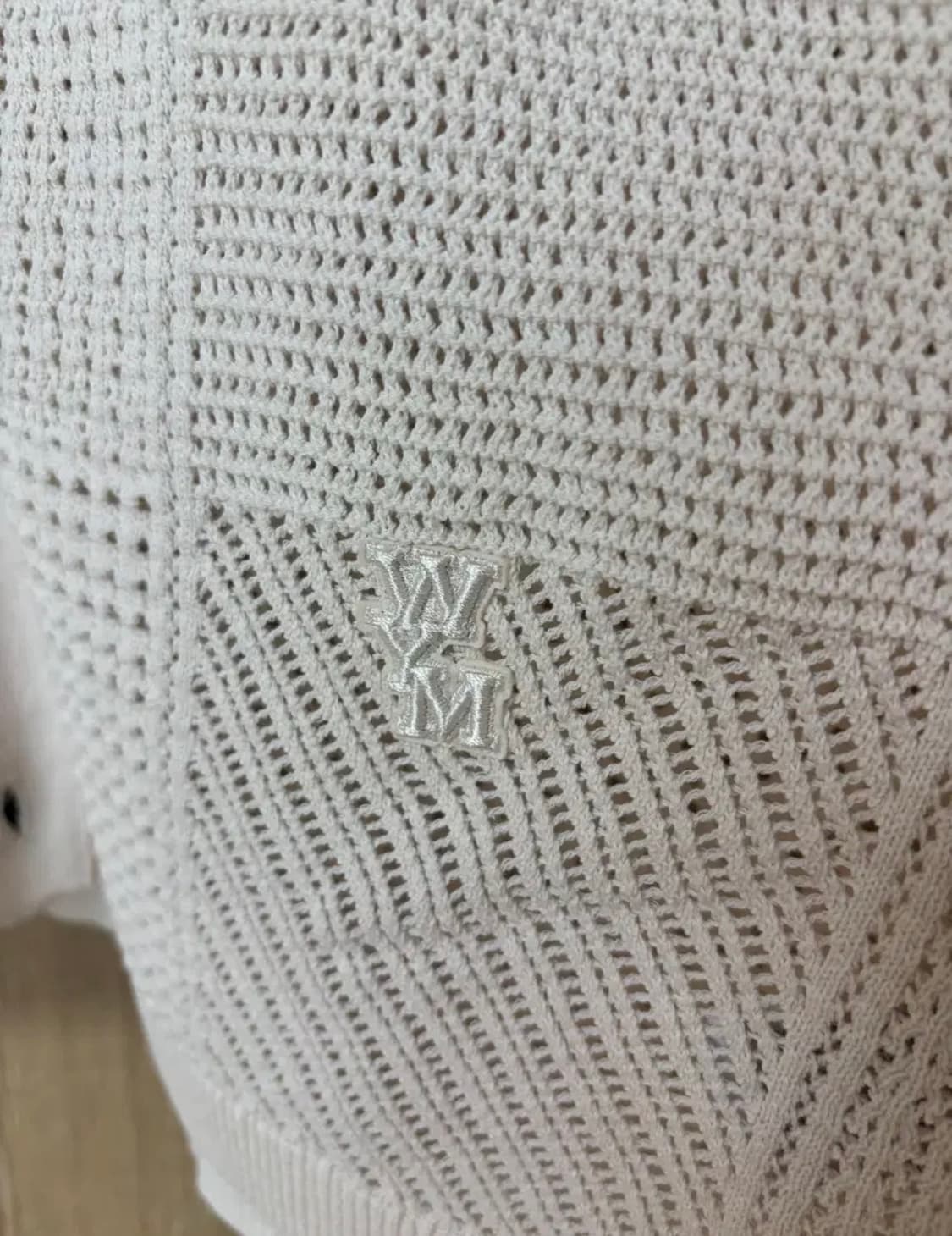 (52) 25ss 우영미 크로셰 숏슬리브 가디건 - 아이보리 상품이미지7