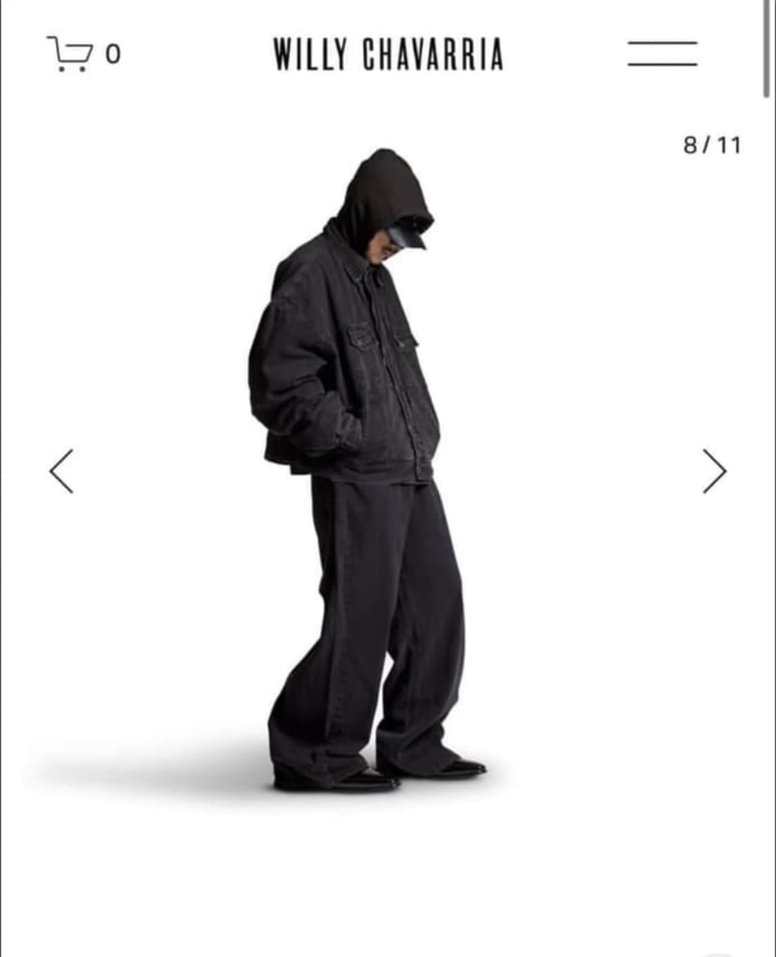 윌리차바리아 데님후드자켓 상품이미지2