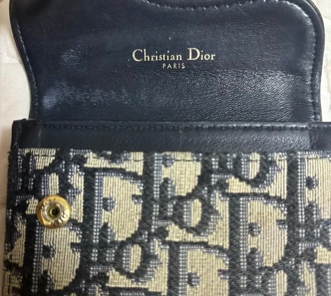 디올 오블리크 새들 카드지갑 상품이미지3