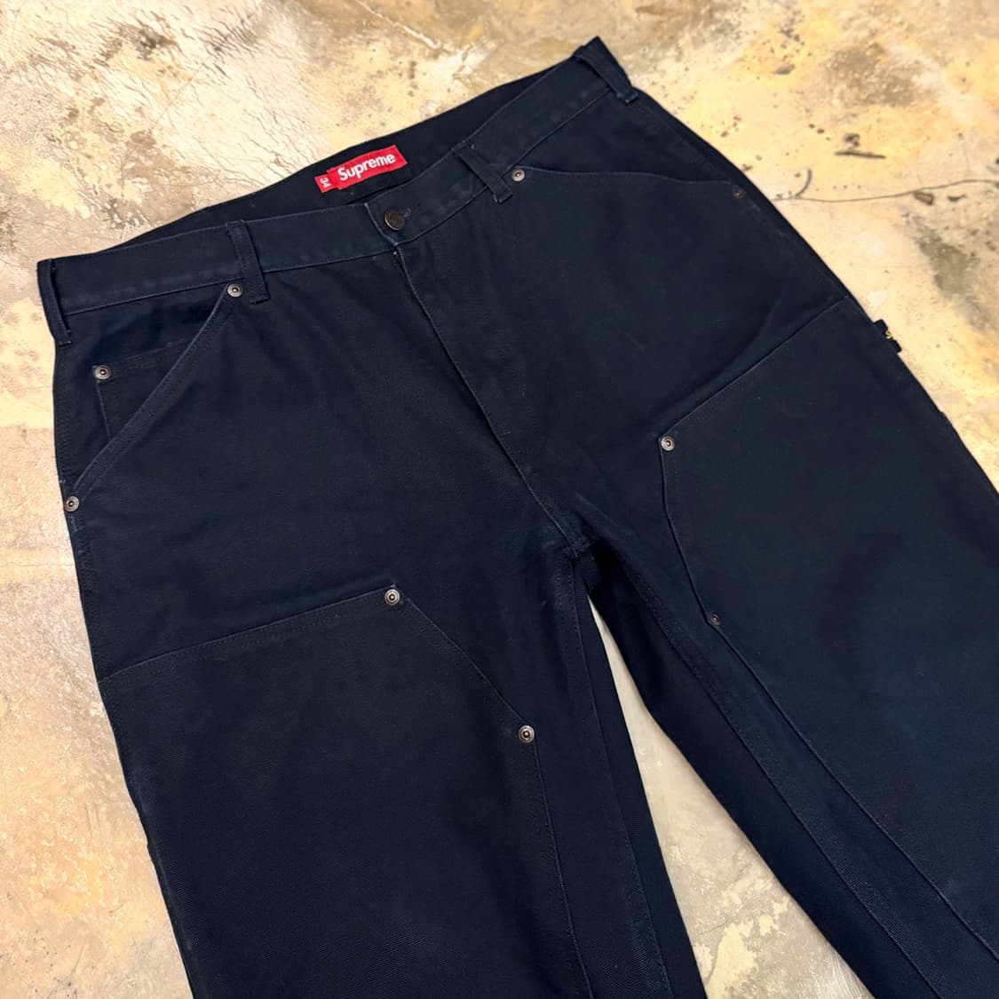 슈프림 더블니 페인터 팬츠 블랙 - 24SS 상품이미지3