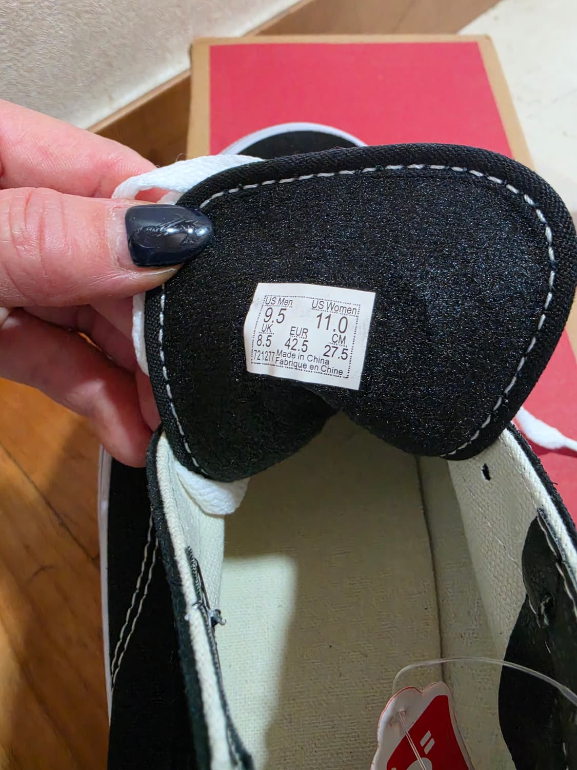 새상품)반스 올드스쿨 블랙 / 화이트 스니커즈 275 상품이미지6