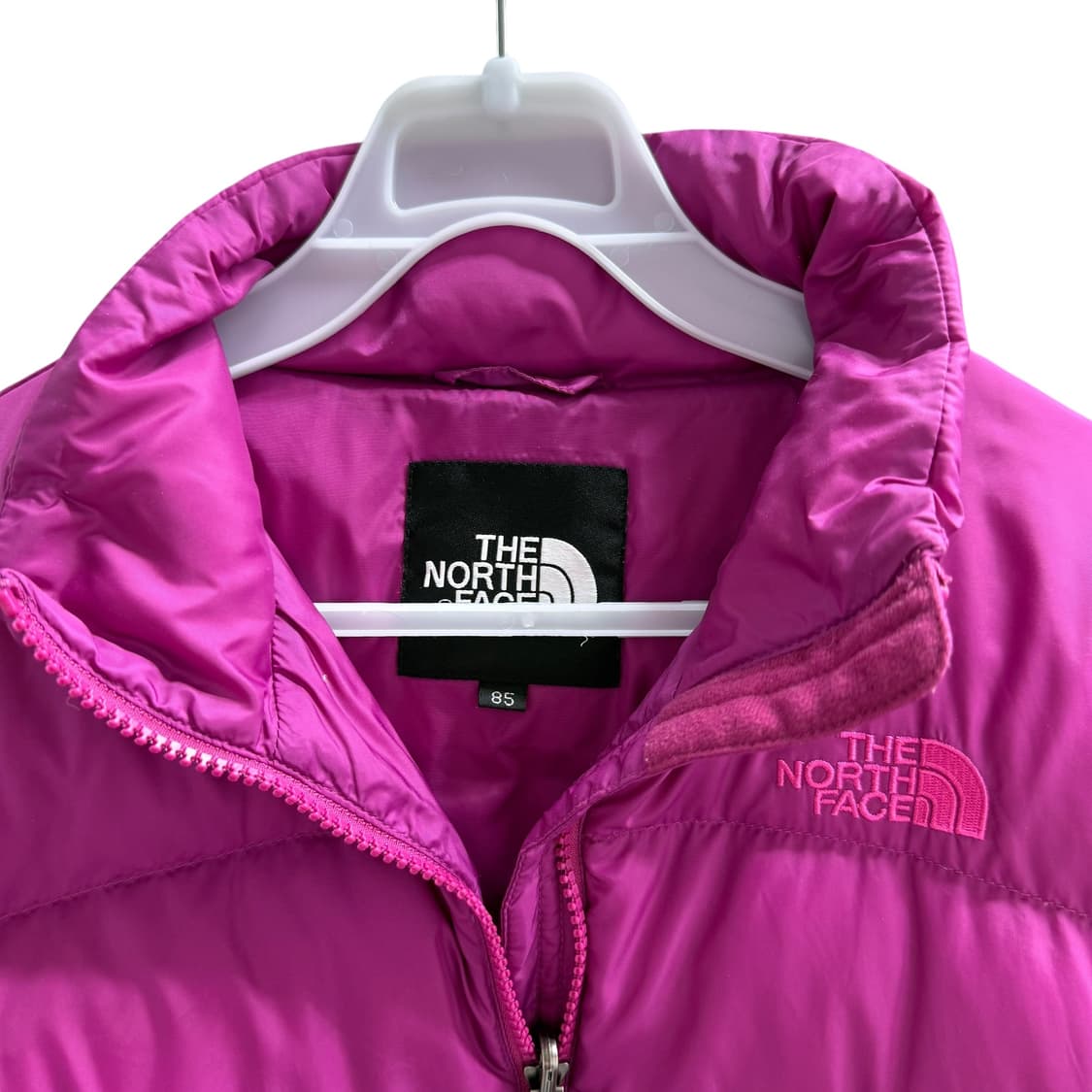 [M] 노스페이스 우먼 핑크 600 패딩 상품이미지5