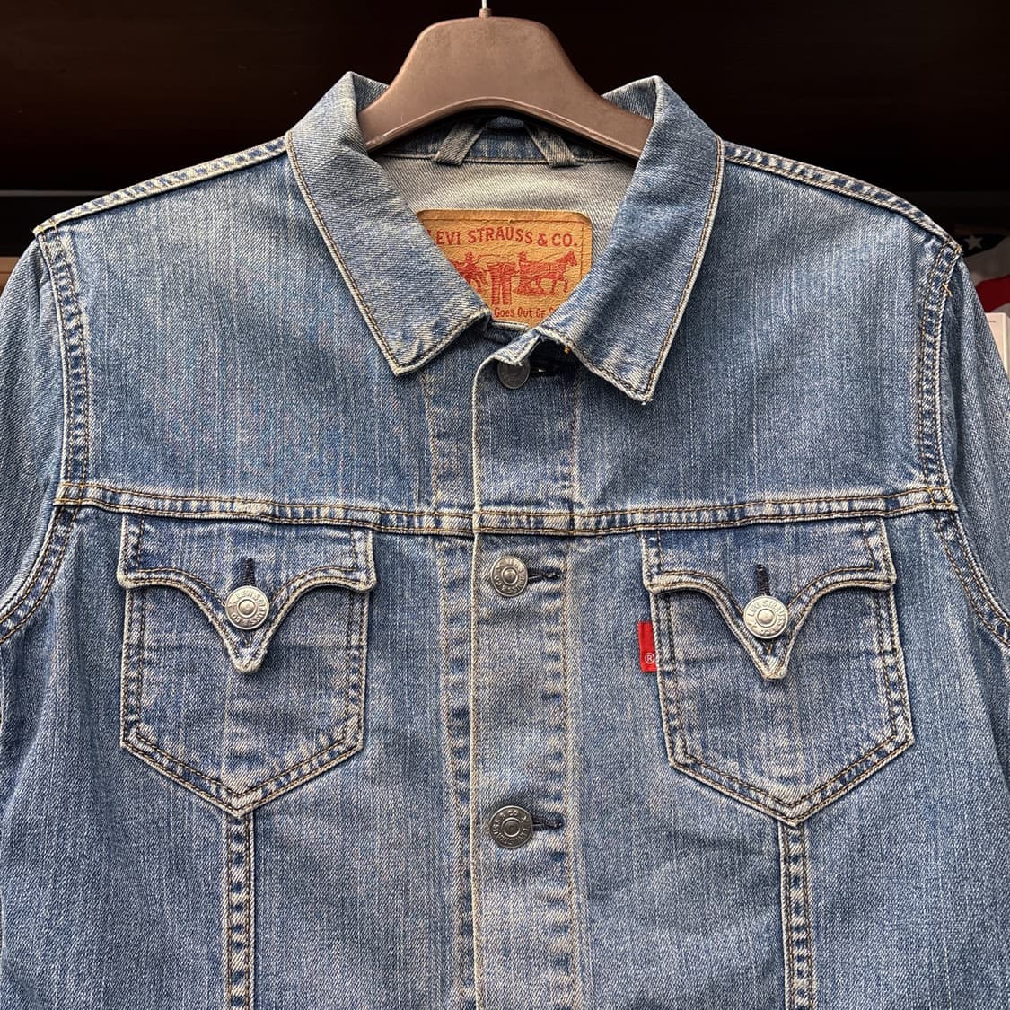리바이스 블랭크탭 웨스턴 요크컷 데님셔츠 자켓 N1059 상품이미지3