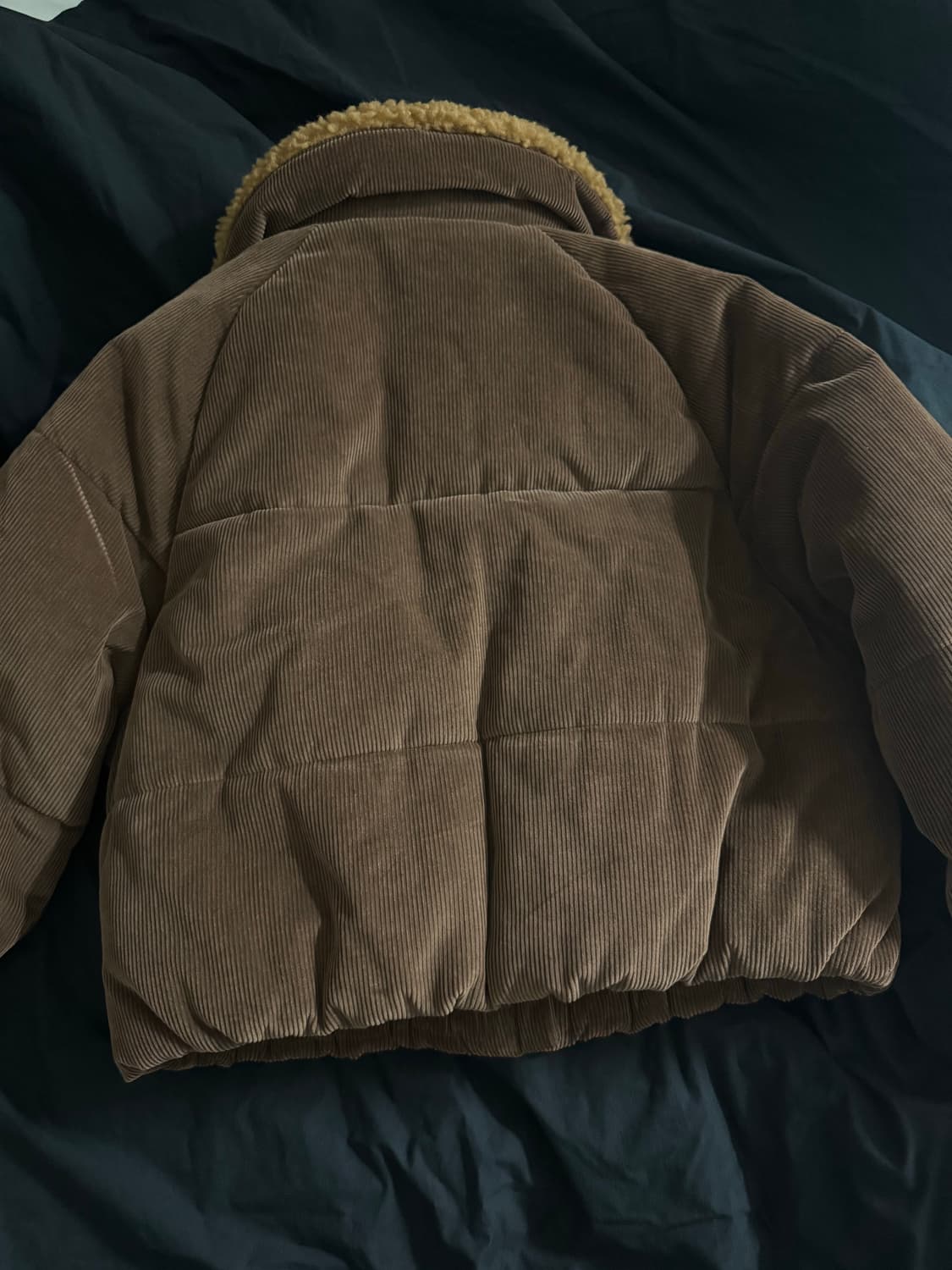 나이키 에어 써마핏 코듀로이 윈터 자켓 숏패딩 브라운 S 상품이미지4