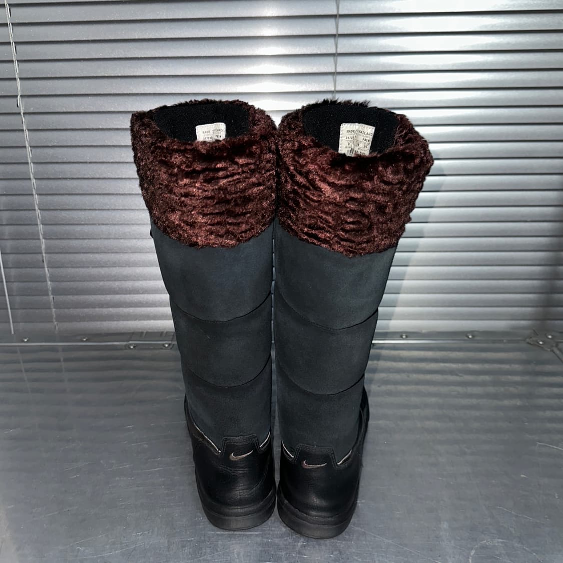 00s 나이키 가죽 & 스웨이드 니하이 부츠 상품이미지6