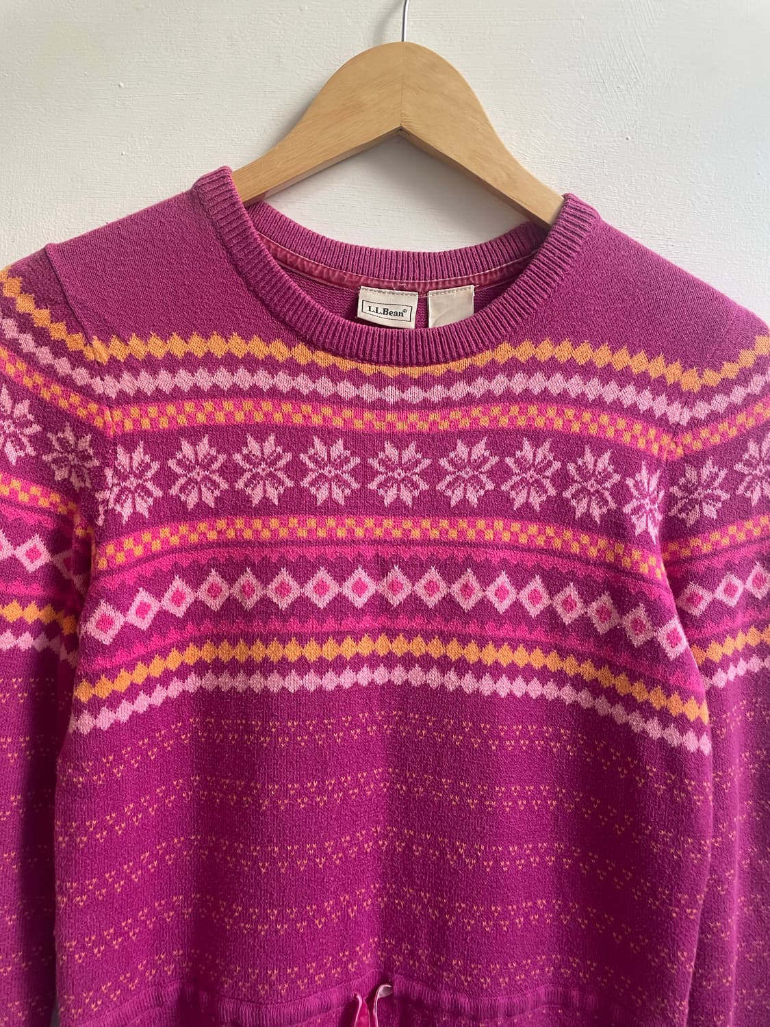 L.L. BEAN fair isle knit onepiece ❄️🧶✨ 상품이미지5