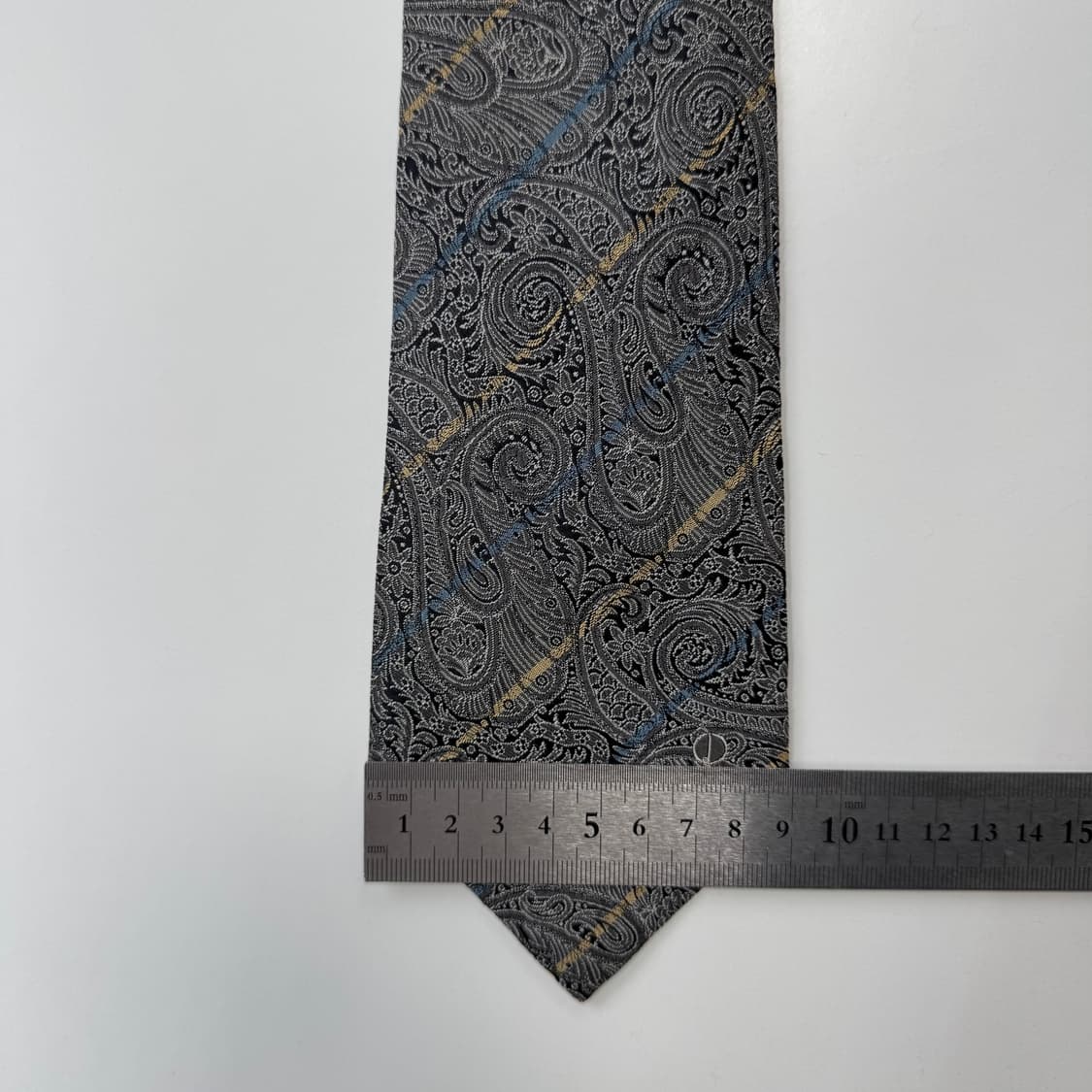 던힐(dunhill) 명품 정품 페이즐리 넥타이 8.7cm 상품이미지8