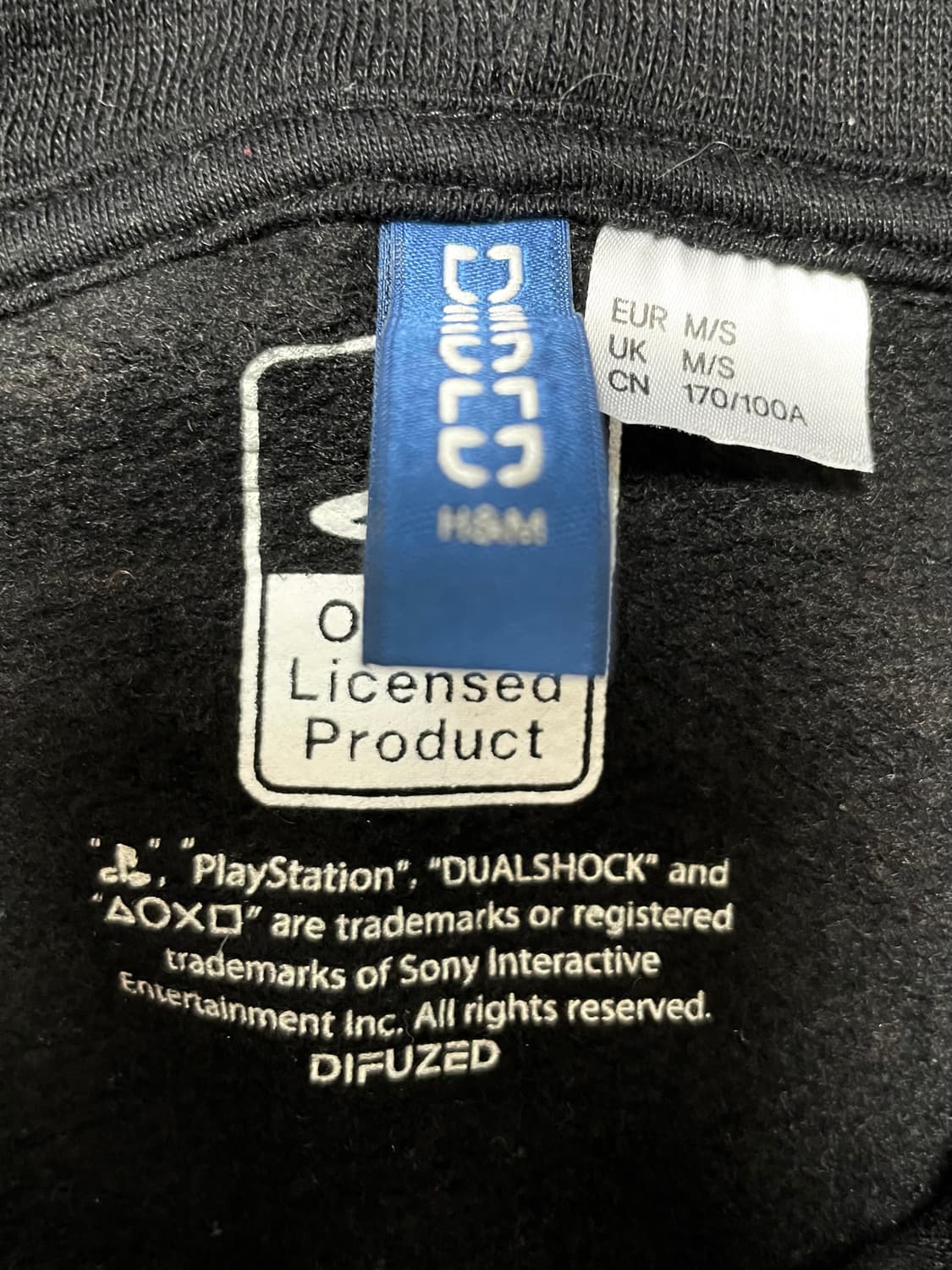 택포) 플레이스테이션 플스 X H&M 흐앤므 콜라보레이션 후드 후드티 상품이미지3