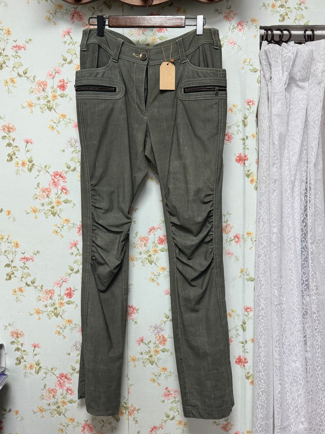 셔링 포켓 팬츠 상품이미지1