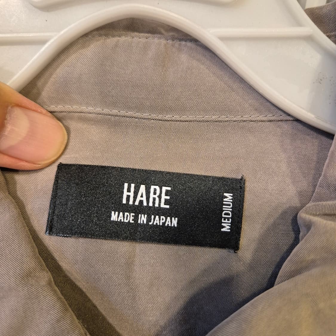 M. HARE 그레이 셔츠 상품이미지3