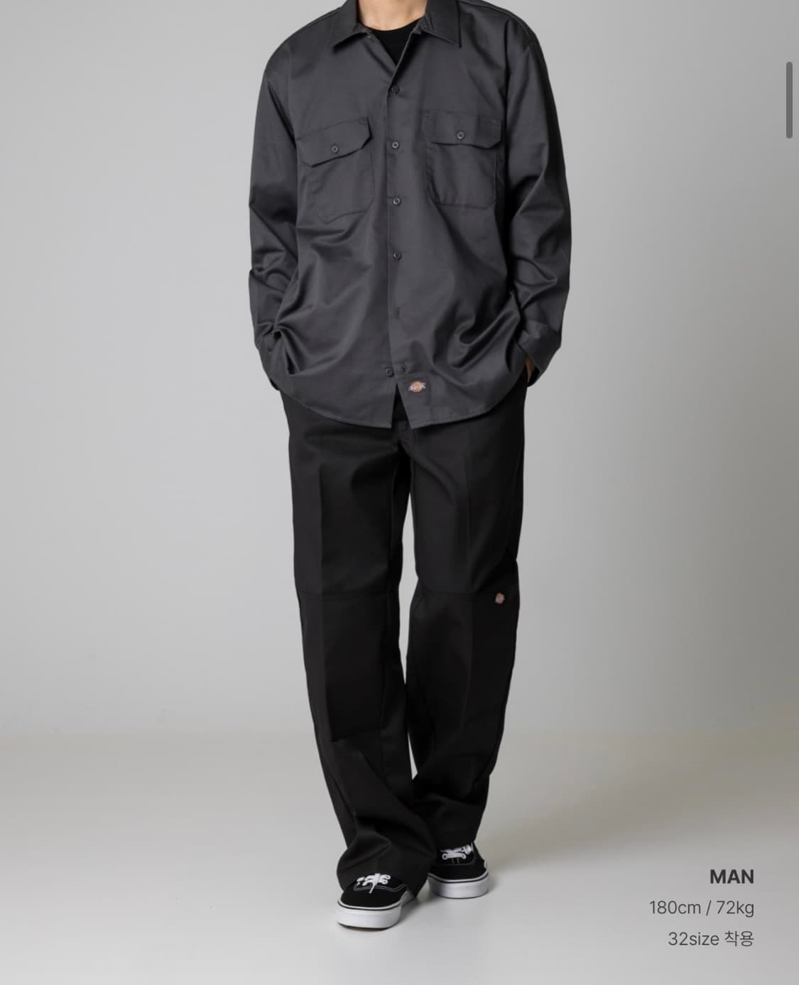 디키즈 루즈핏 85283 31x32 블랙 상품이미지1