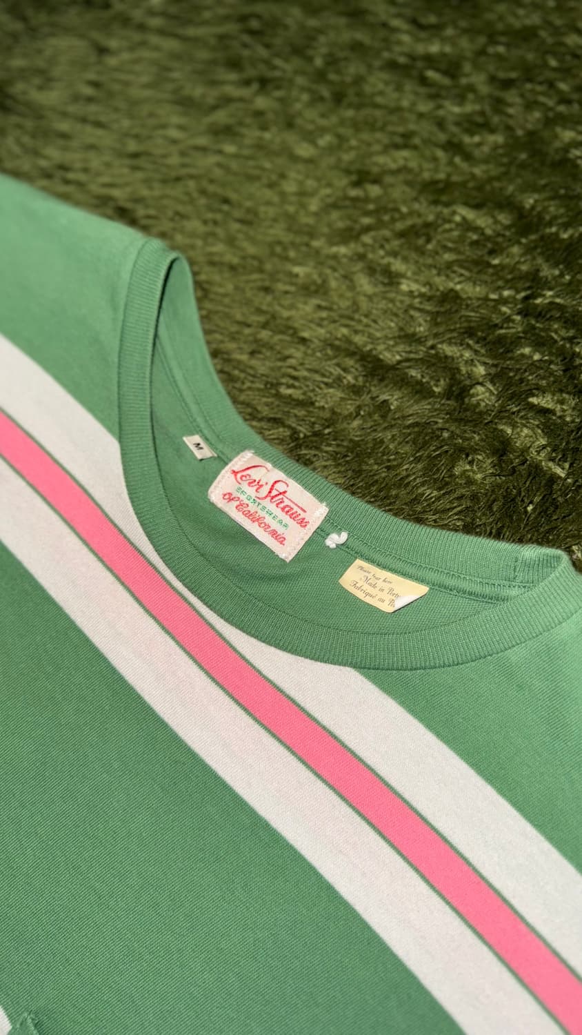 [M] LVC 리바이스 빈티지 클로딩 1940s 싱글 스티치 포켓 티셔츠 상품이미지3