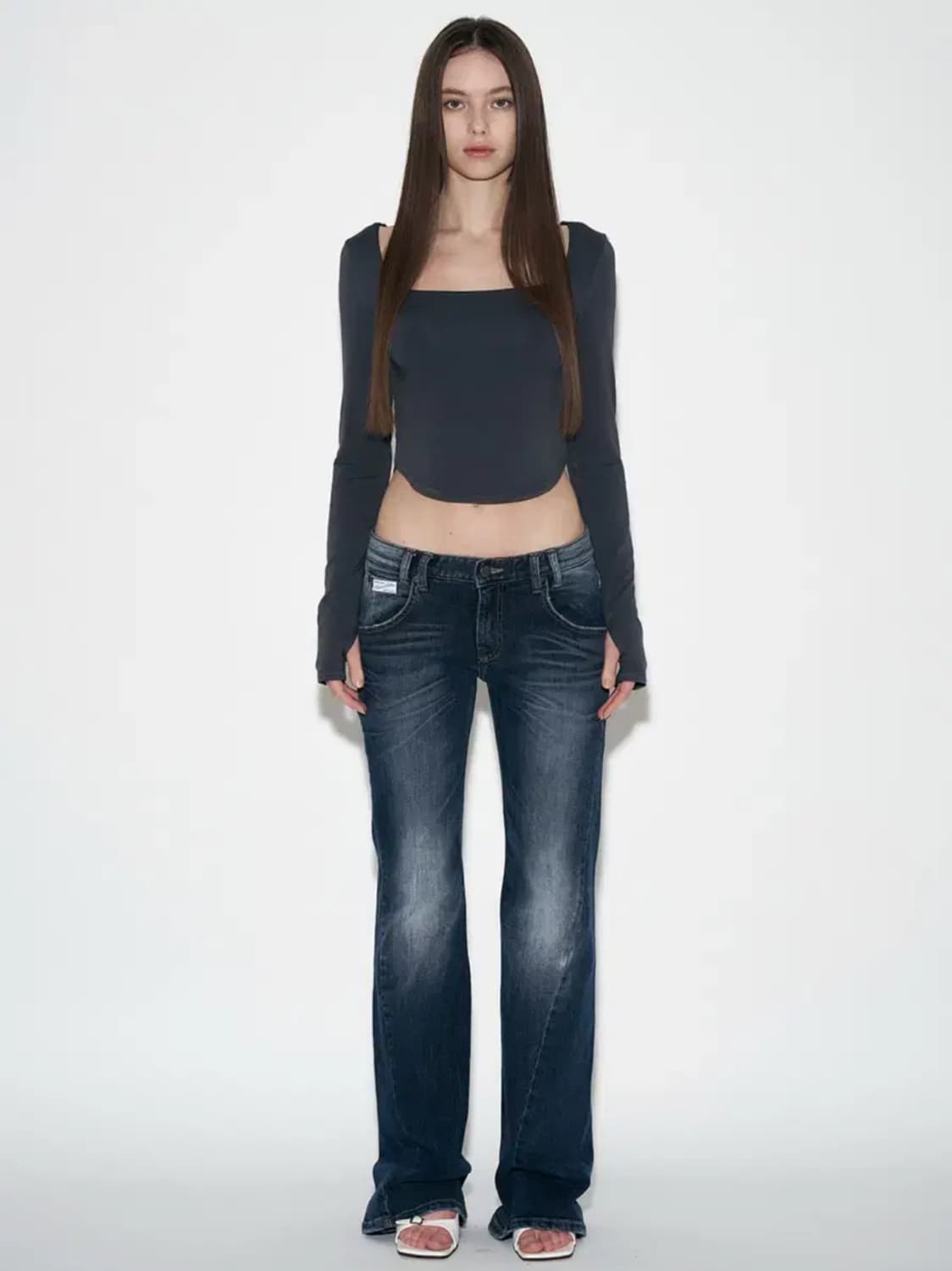 플노팔 플리즈노팔로우 25 vintage washing boots cut 상품이미지1