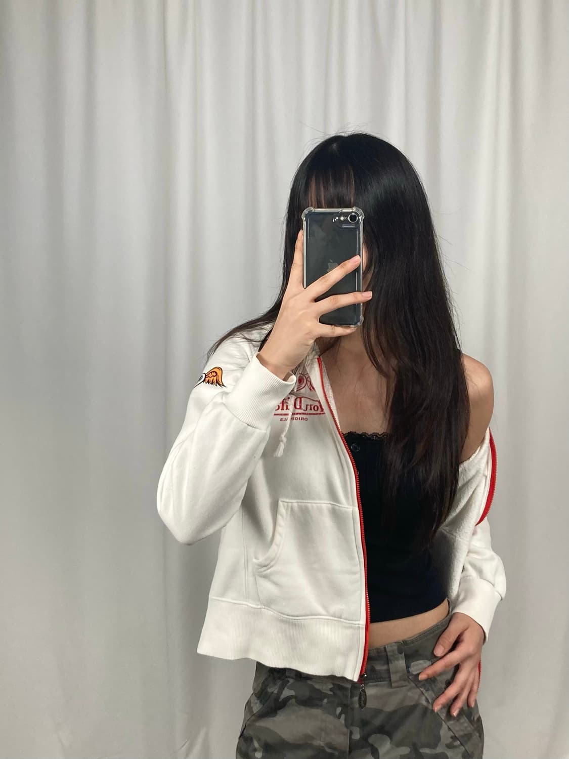 본더치 화이트 후드집업 상품이미지3