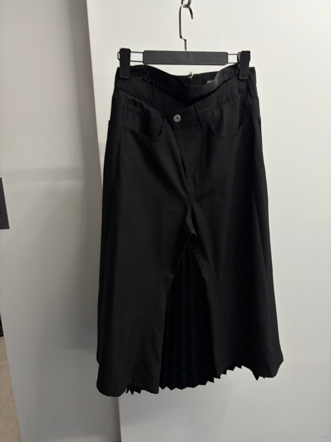 준야 와타나베 블랙 패널 스커트 XS 상품이미지6