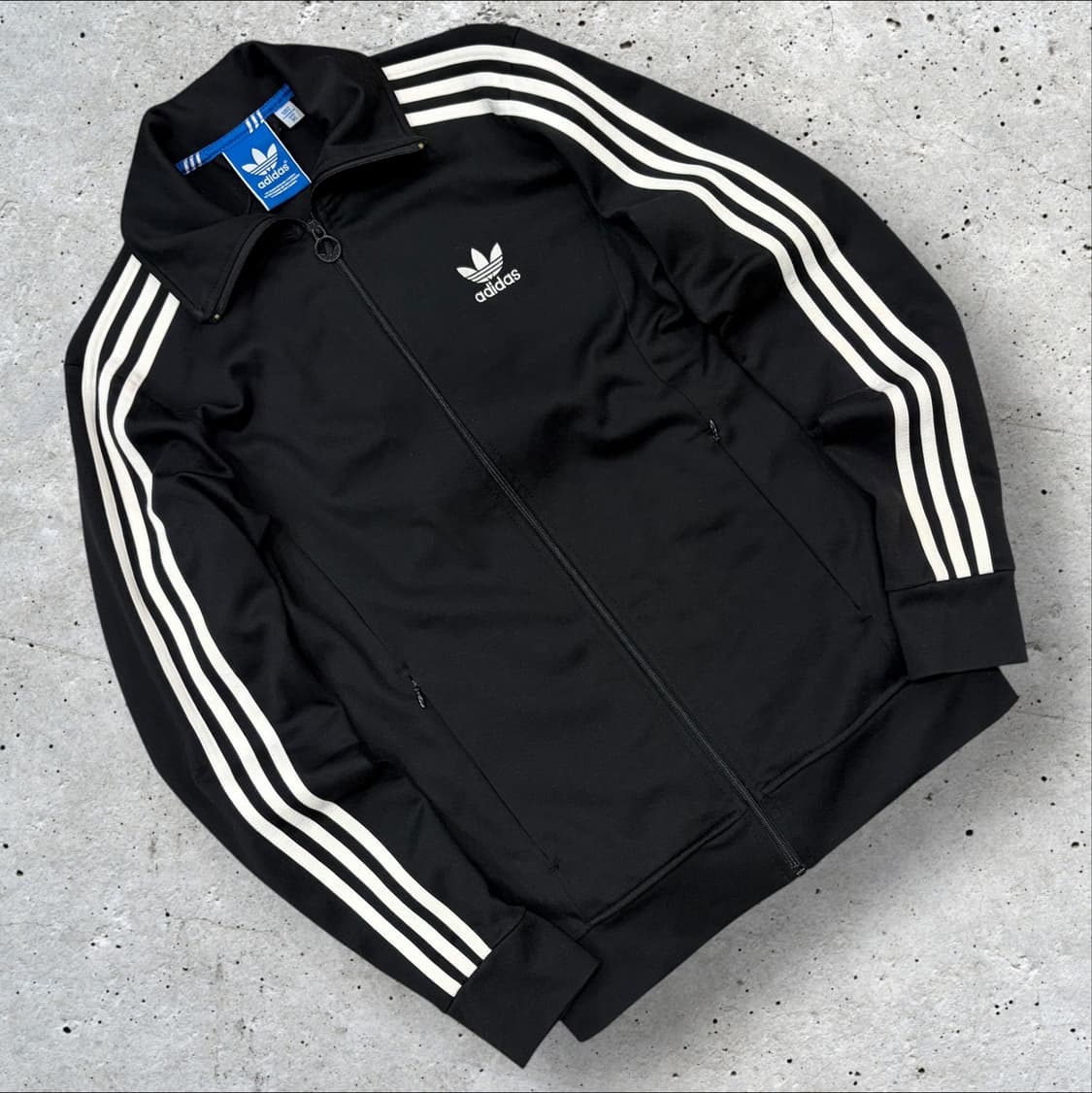 [95] 14s 아디다스 유로파 삼선 트랙탑 져지 블랙 D172 상품이미지1