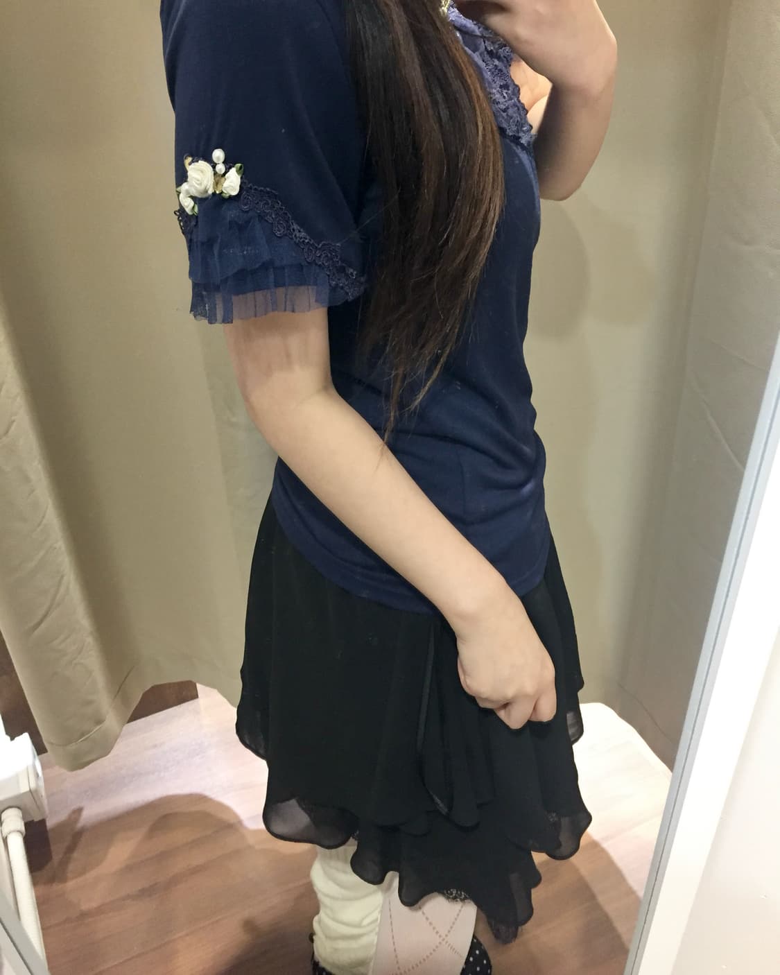 엑시즈팜 네이비 로걀 탑 🫐🐳 상품이미지3