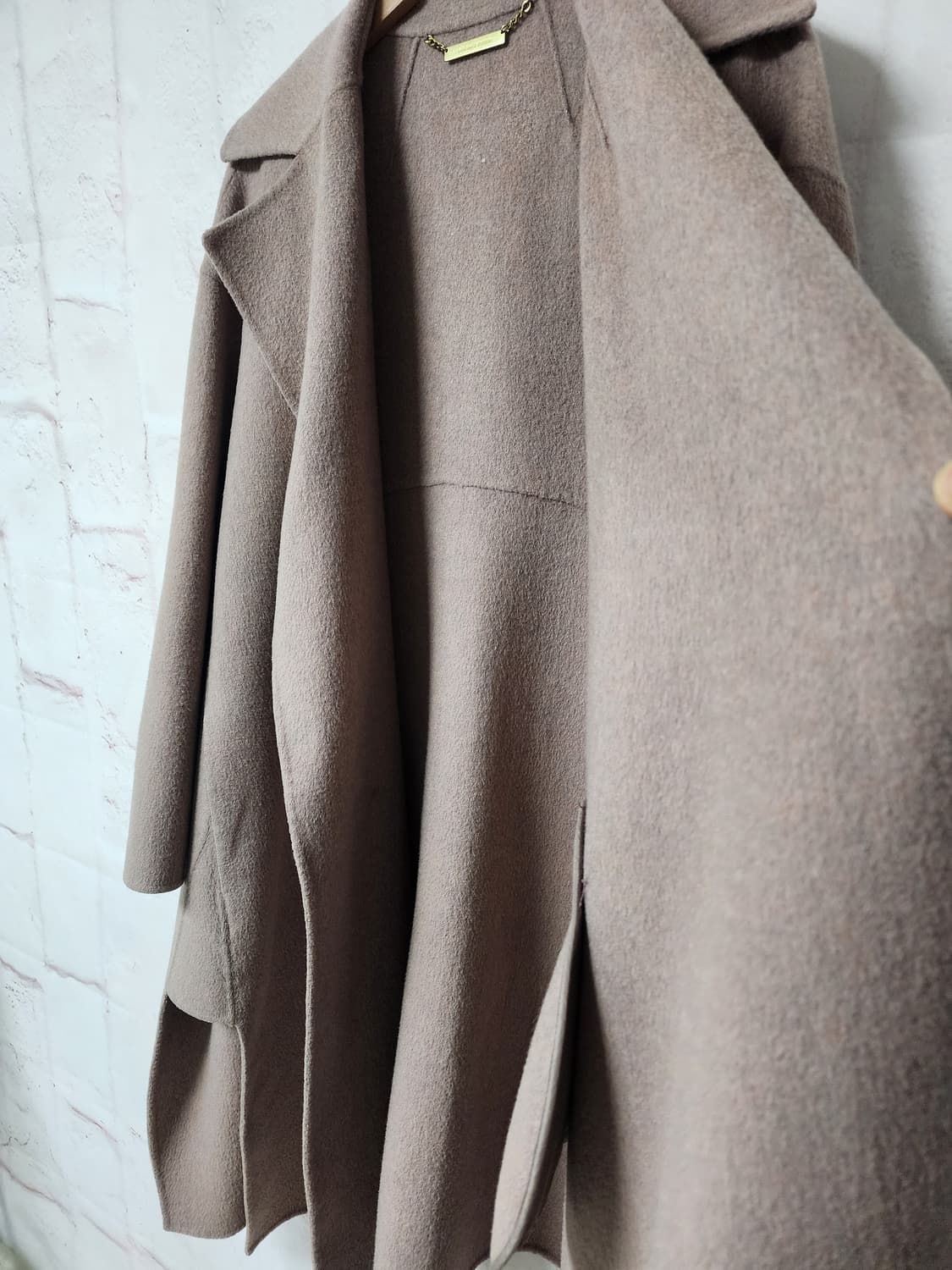 시스템 핸드메이드 울코트 배두나 상품이미지5