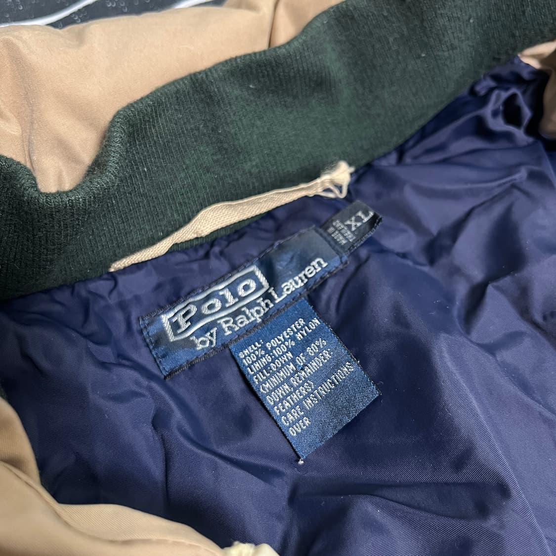 90s 폴로 숏패딩/ 폴로 푸퍼 패딩 XL 상품이미지4