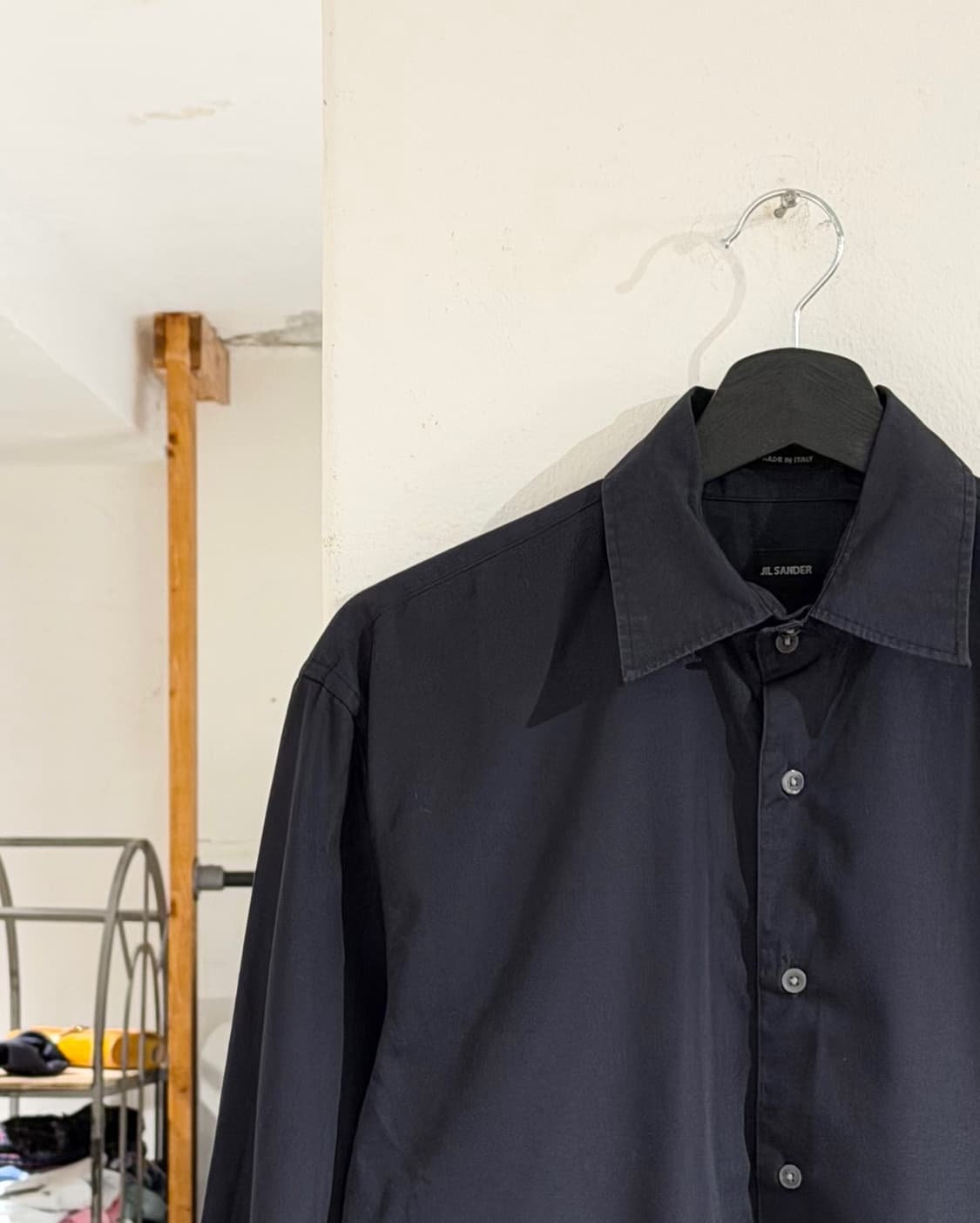 질샌더 블랙 클래식 셔츠 상품이미지2