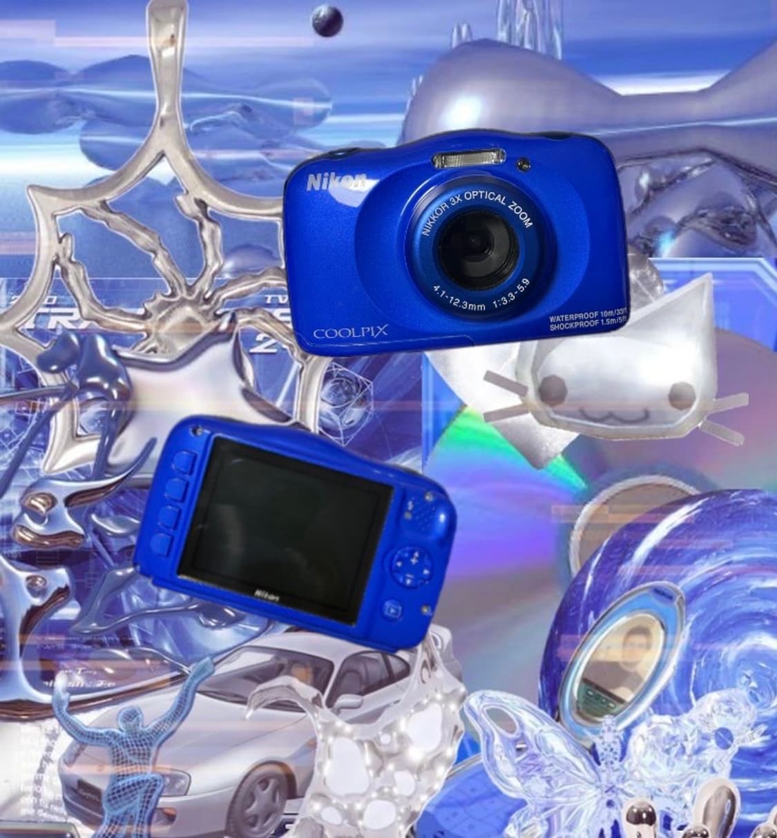 💙박스품/새상품급!)니콘 NIKON COOLPIX S33 빈티지 디카 상품이미지1