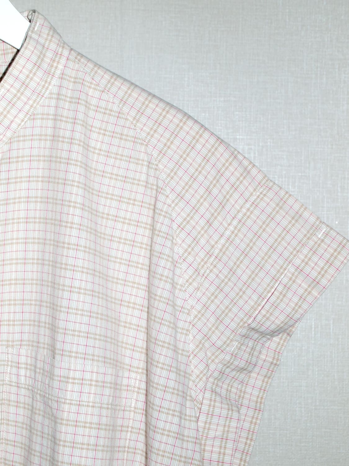 Cotton Raglan Check Shirts 상품이미지5