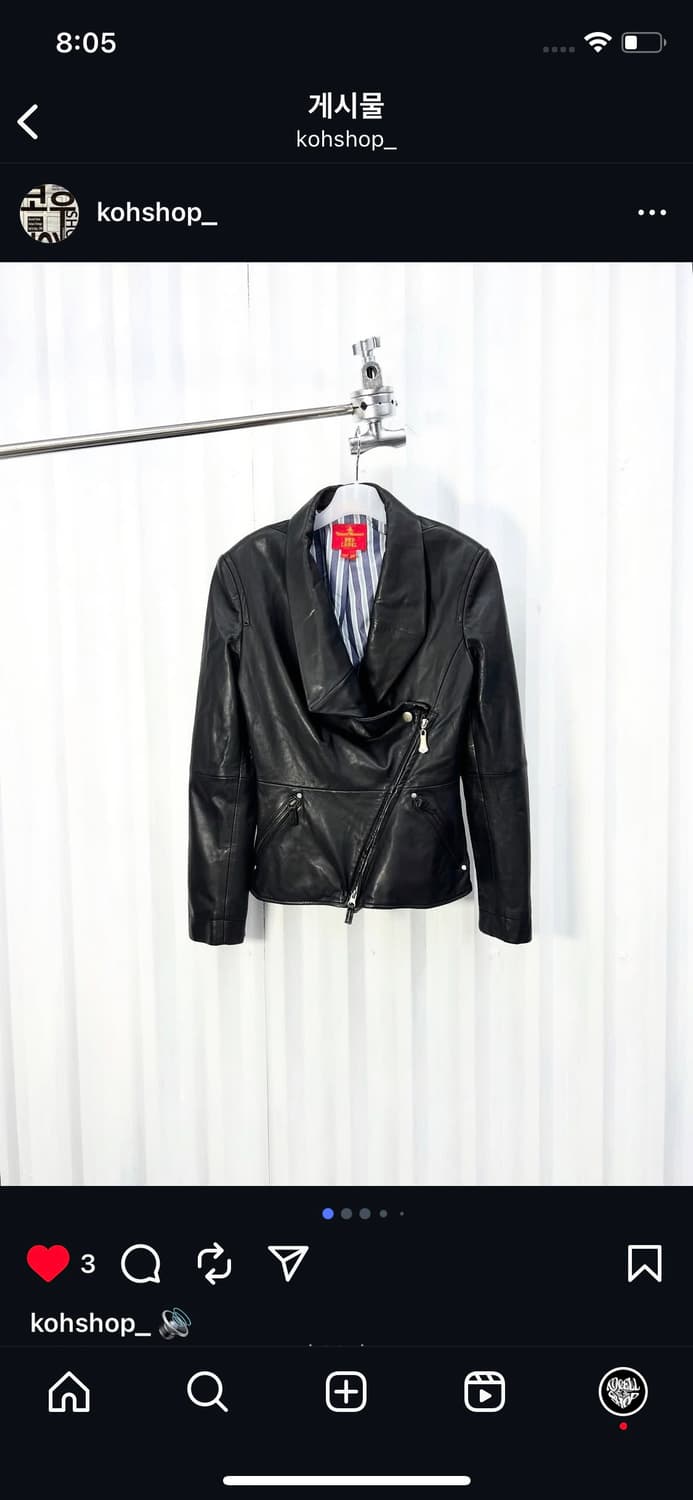 비비안웨스트우드 레드라벨 램스킨 트랜스폼 바이커자켓 상품이미지6