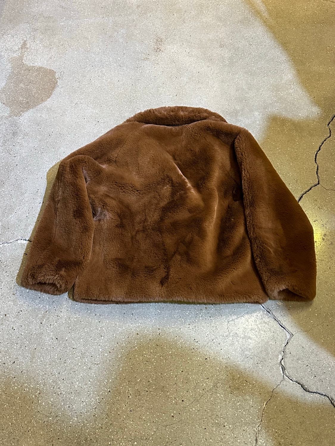 VINTAGE 빈티지 브라운 에코퍼자켓 상품이미지6