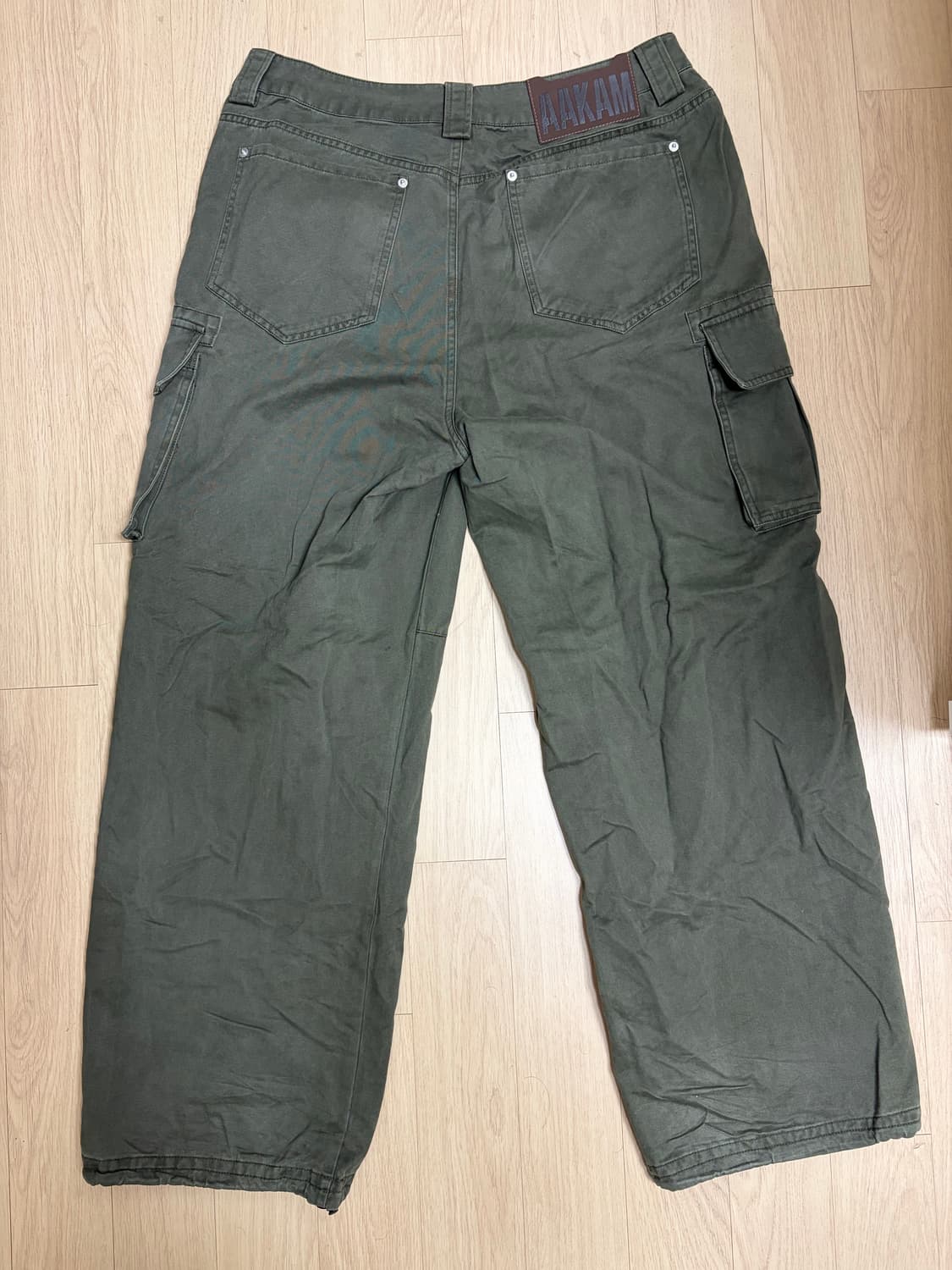 아캄 오블리크 지퍼 카고 팬츠 상품이미지2