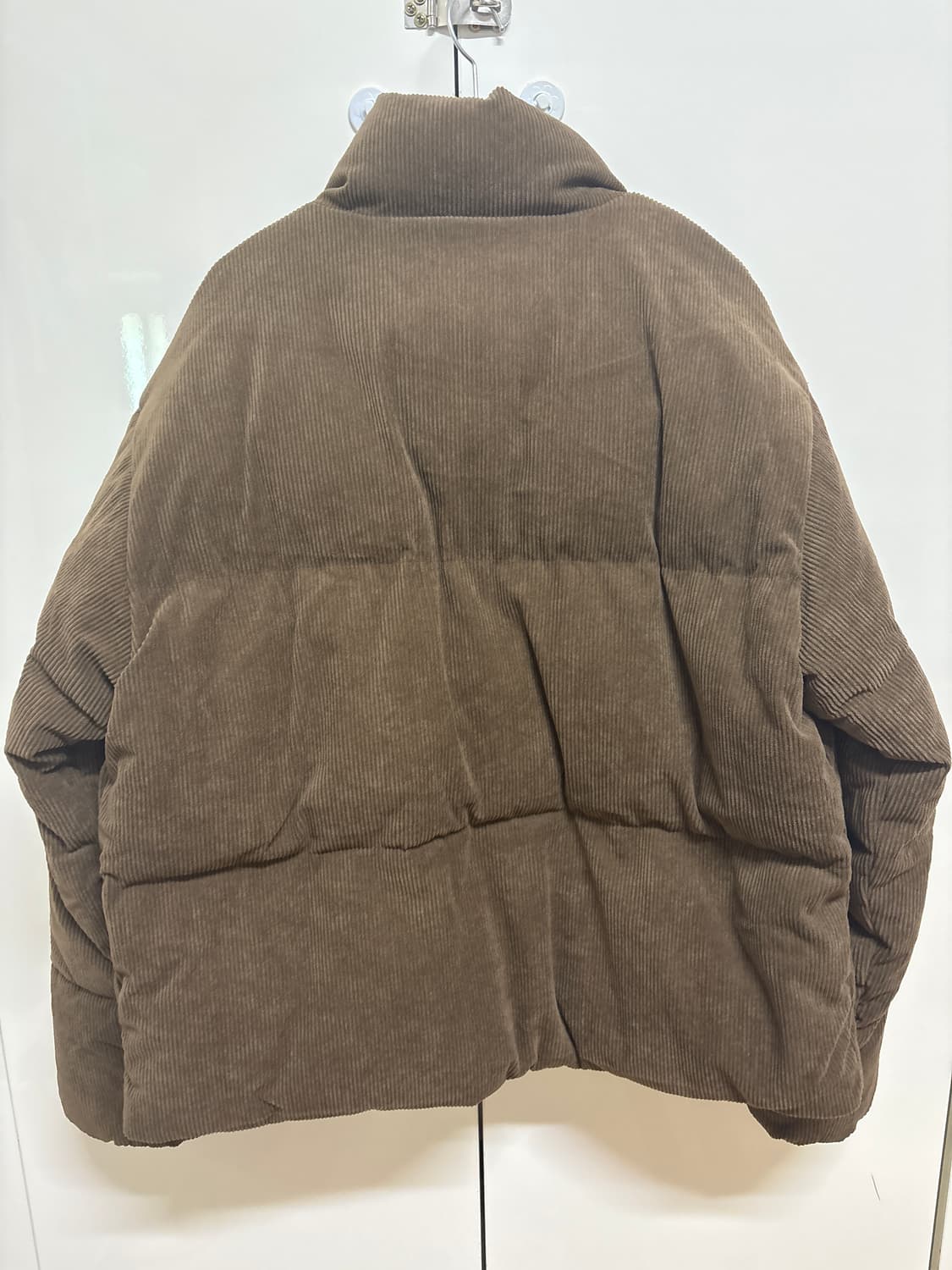 데일리 푸퍼 코듀로이 숏 패딩 재킷 [바로크 브라운] 상품이미지2