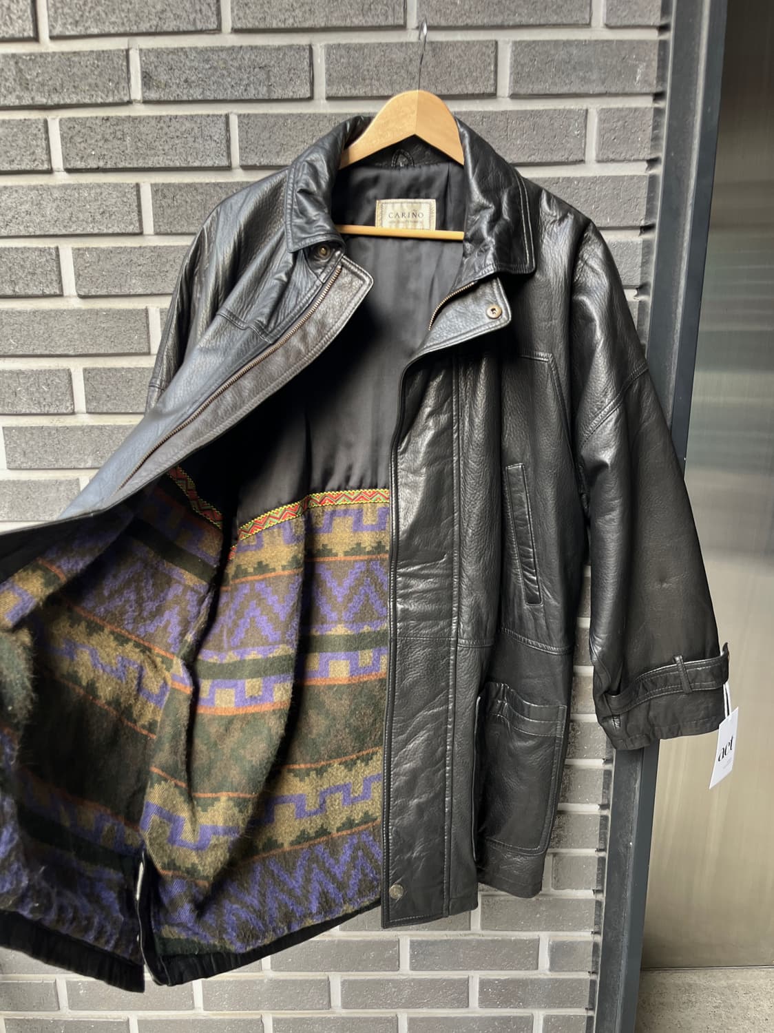 90s genuine lambskin 양가죽 미디 자켓 상품이미지8