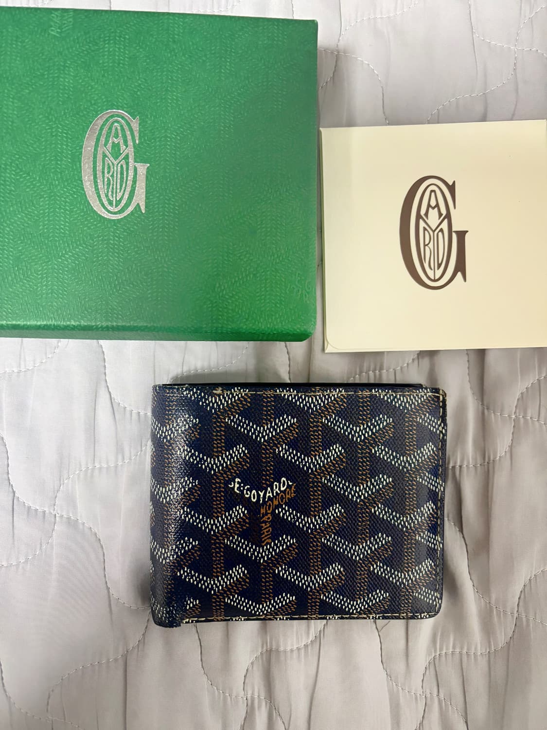 고야드 빅투아르 반지갑 네이비 상품이미지1