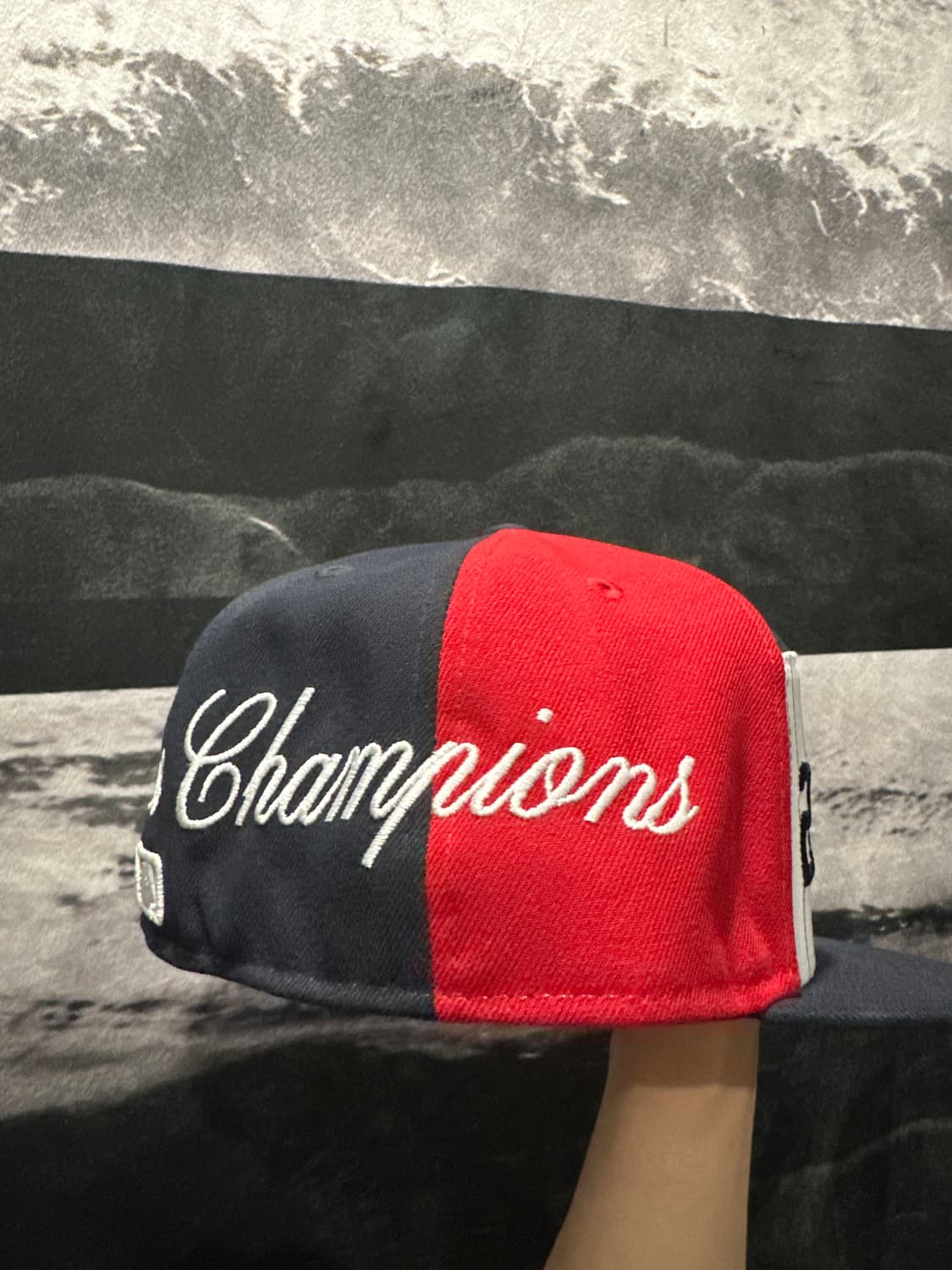 뉴에라 MLB 뉴욕 양키스 스크립트 스플릿 패널 피티드캡 714 상품이미지2