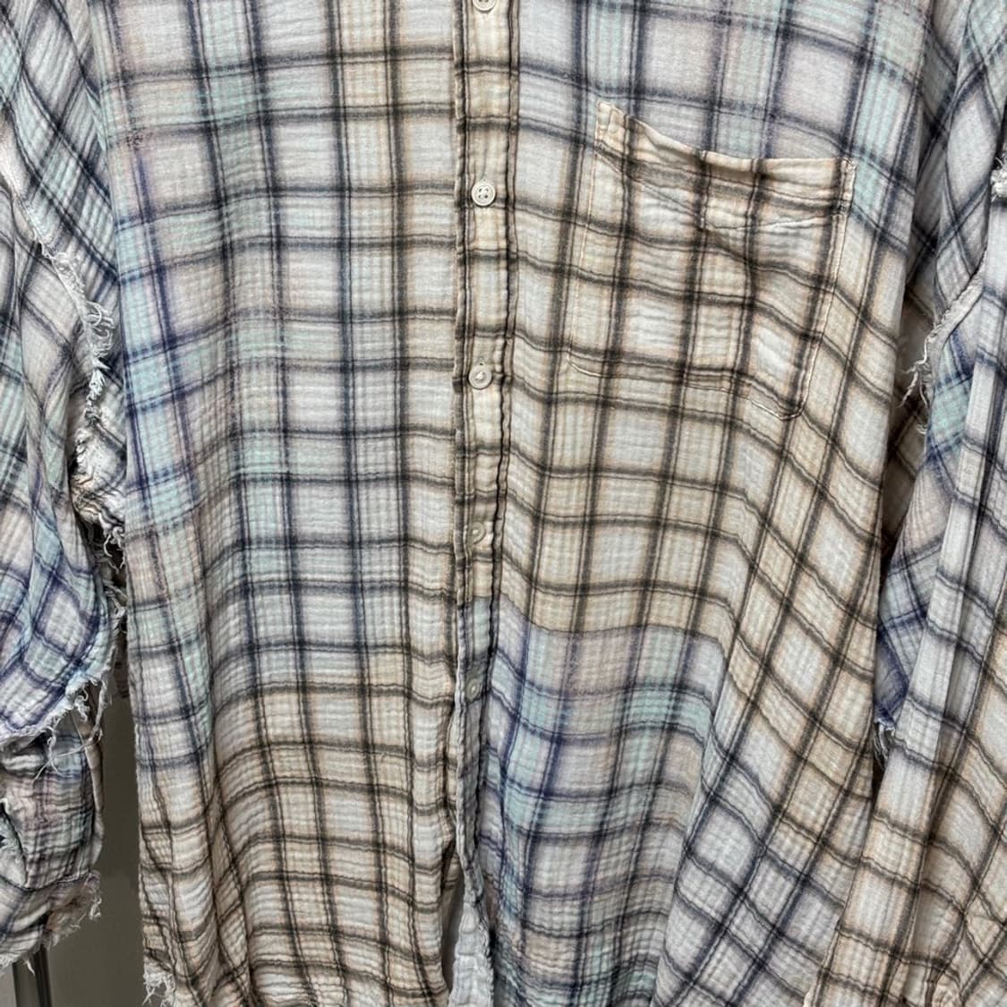 M) R13 알써티 드랍넥 셔츠 파스텔 상품이미지2