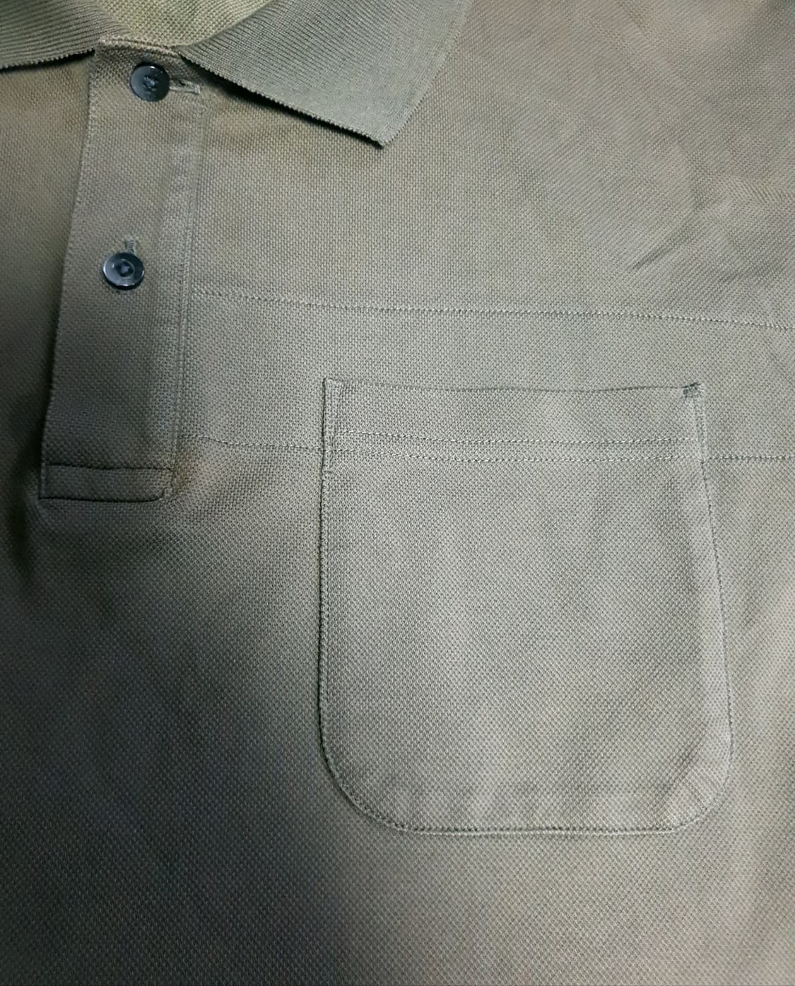 (단종매물) 유니클로 엔지니어드 가먼츠 배색 코튼 반팔 카라티 (XL). 상품이미지2