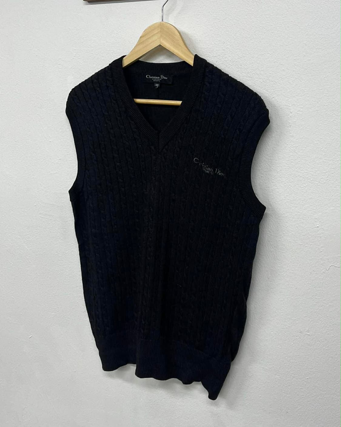 크리스찬 디올 무슈 스포츠 케이블 니트 베스트 상품이미지3