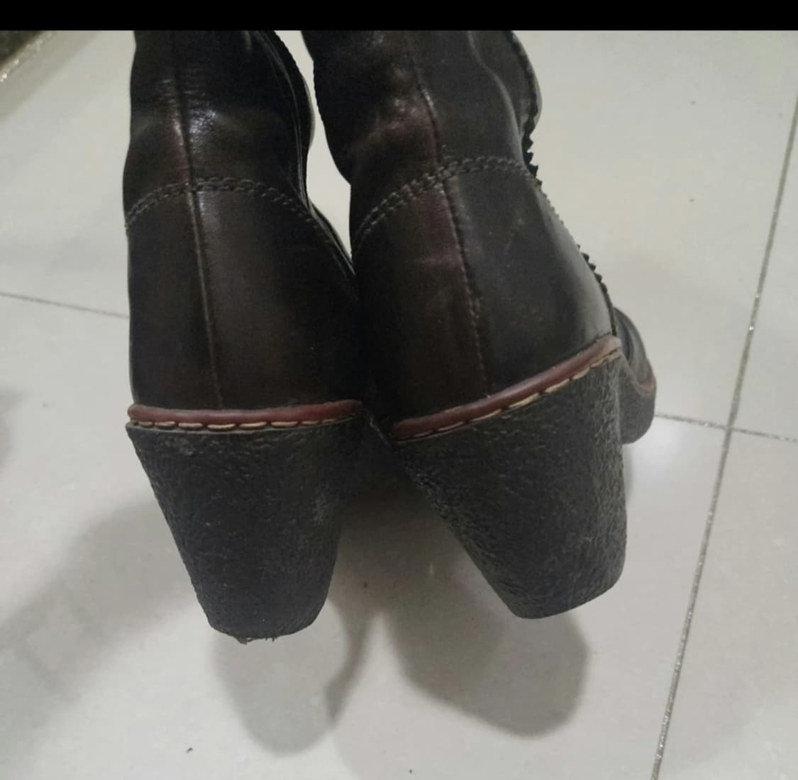 캠퍼 가죽 롱부츠 상품이미지5