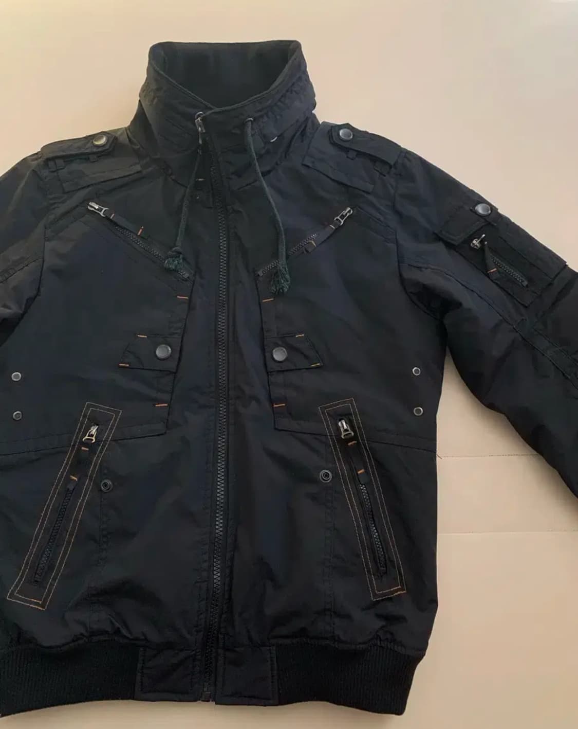 TEAM-ONE 방수/방한 라이더자켓 블랙 L 상품이미지4