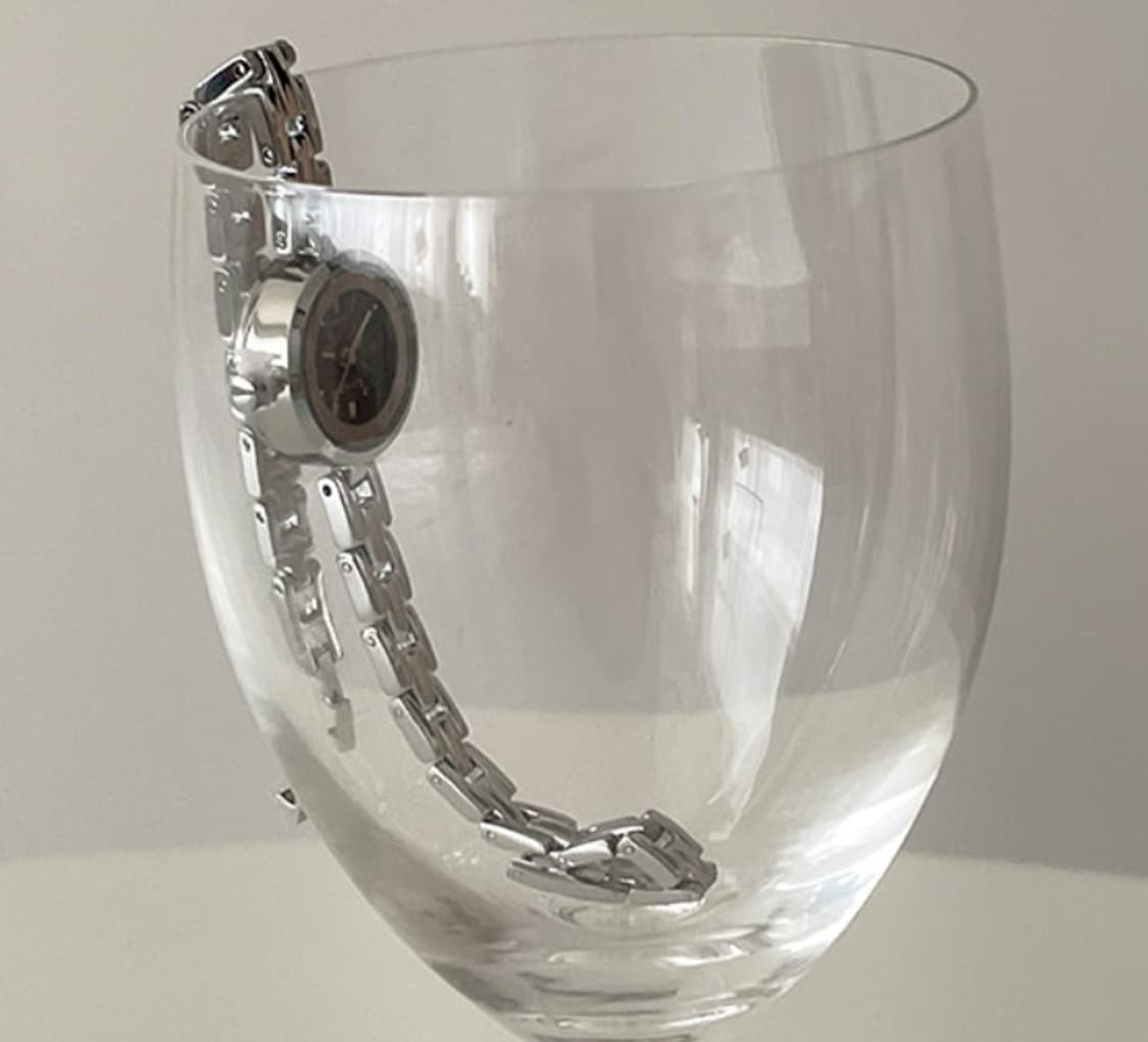 여자 le mirror metal watch 메탈손목시 상품이미지5