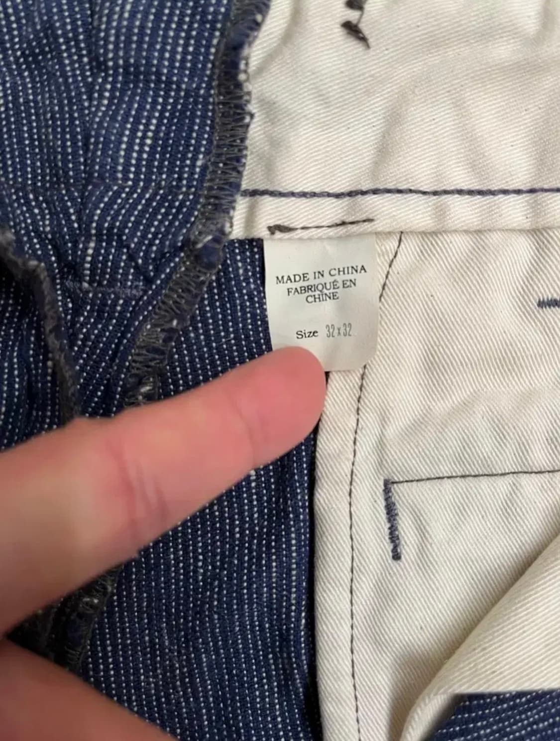 RRL INDIGO BLUE WABASH STRIPED PANTS 상품이미지7