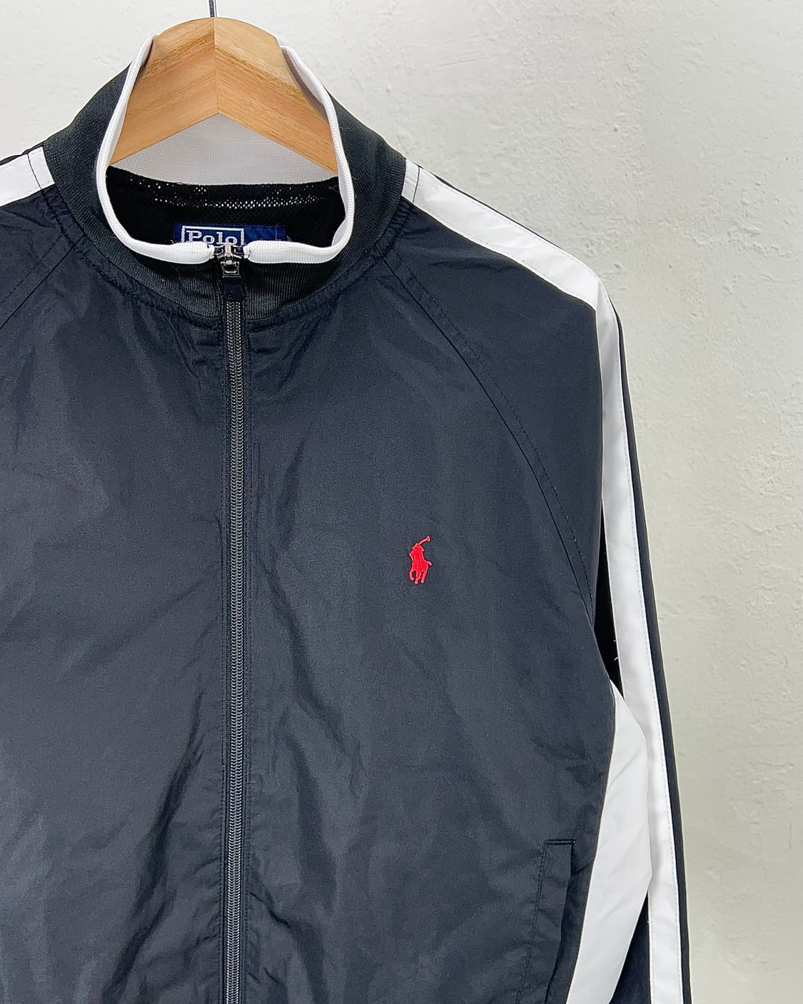 폴로 랄프로렌 사이드 라인 투웨이 레드 포니 풀집업 트랙탑 상품이미지3