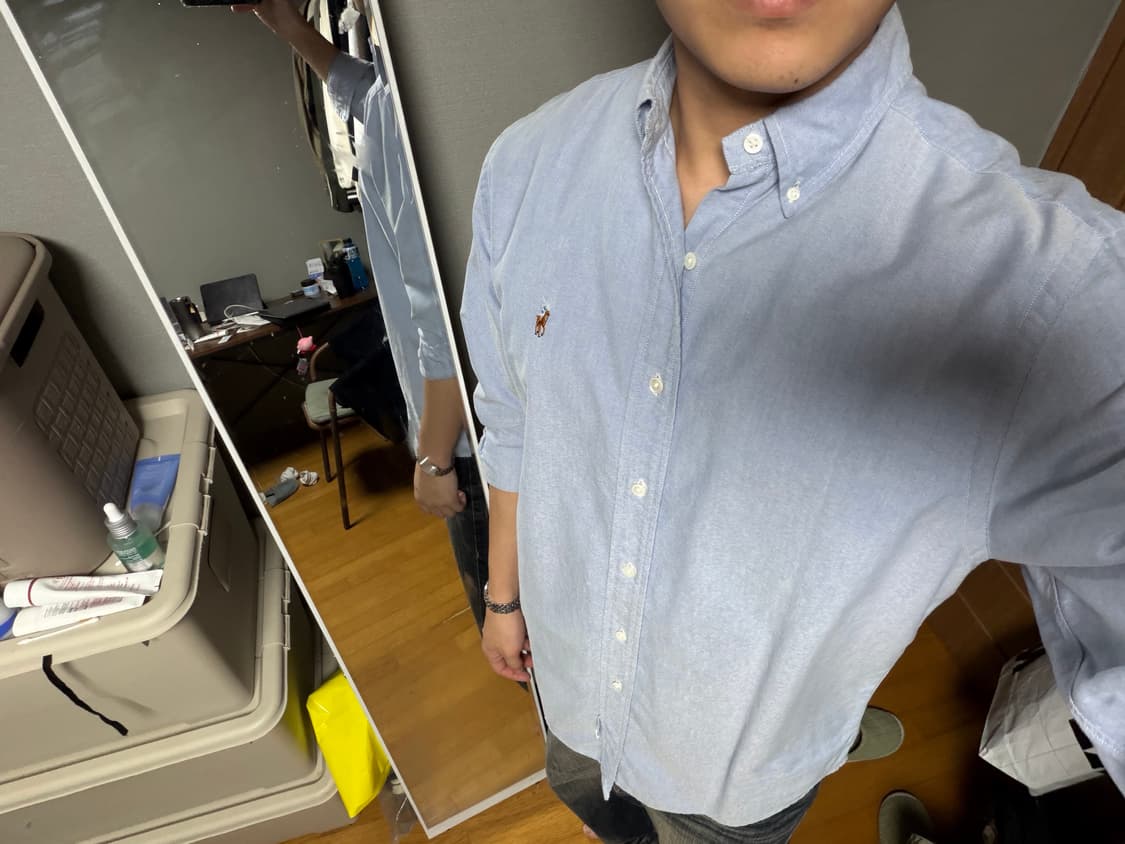 폴로 스카이블루 셔츠  상품이미지1