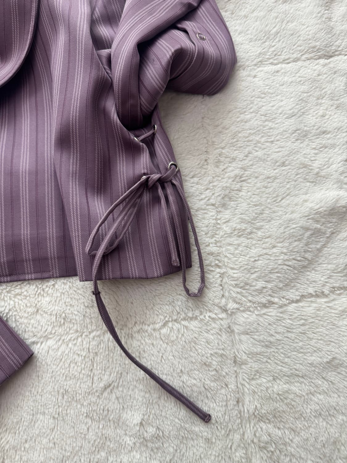 체리퀴리 플리츠 크롭 자켓 상품이미지4