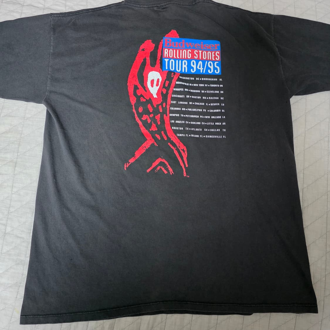 [XXL] 90s 롤링스톤즈 94/95 투어 빈티지 밴드티 상품이미지6