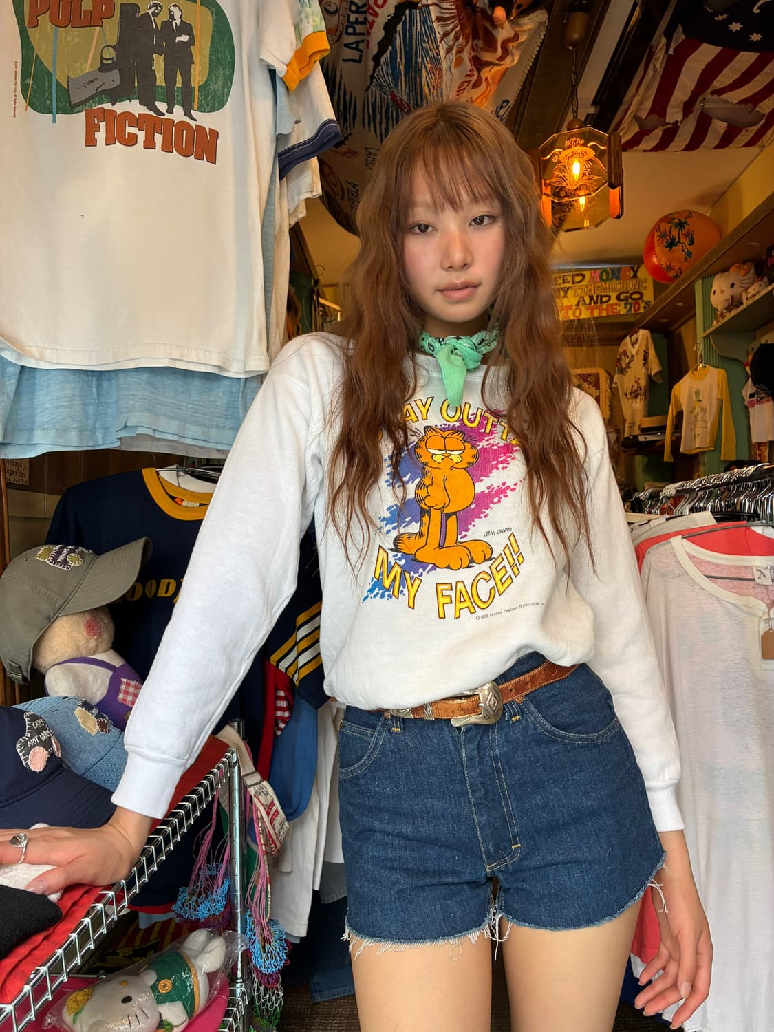 80’s Garfield Sweatshirt as 상품이미지2