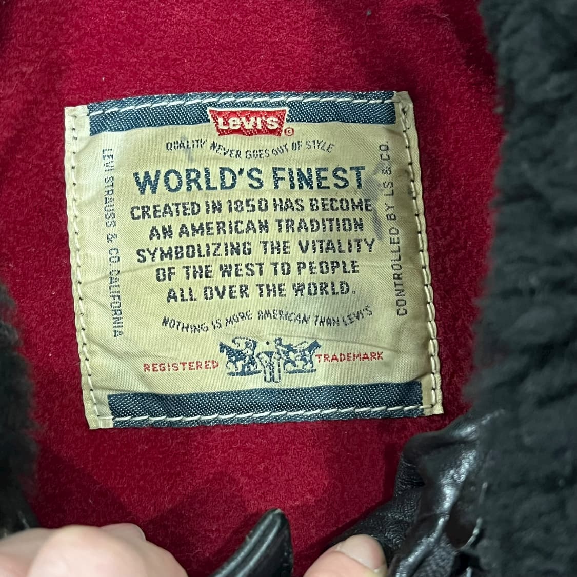 리바이스 A-2 레더 자켓 s08603 상품이미지8