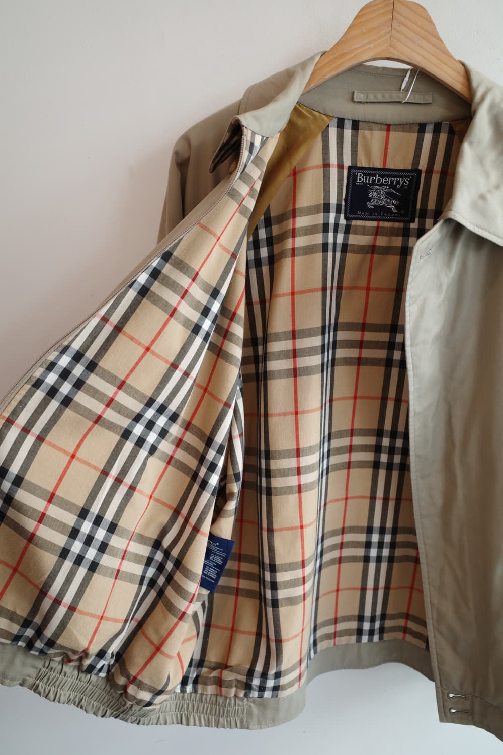 90s Burberry 버버리 빈티지 블루종 점퍼 상품이미지9