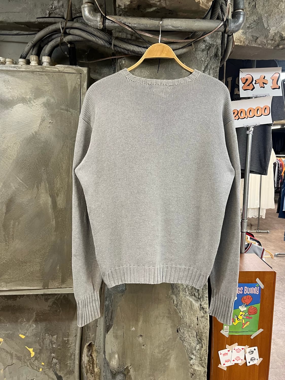 폴로 랄프로렌 니트 그레이 M #csz4030 상품이미지2