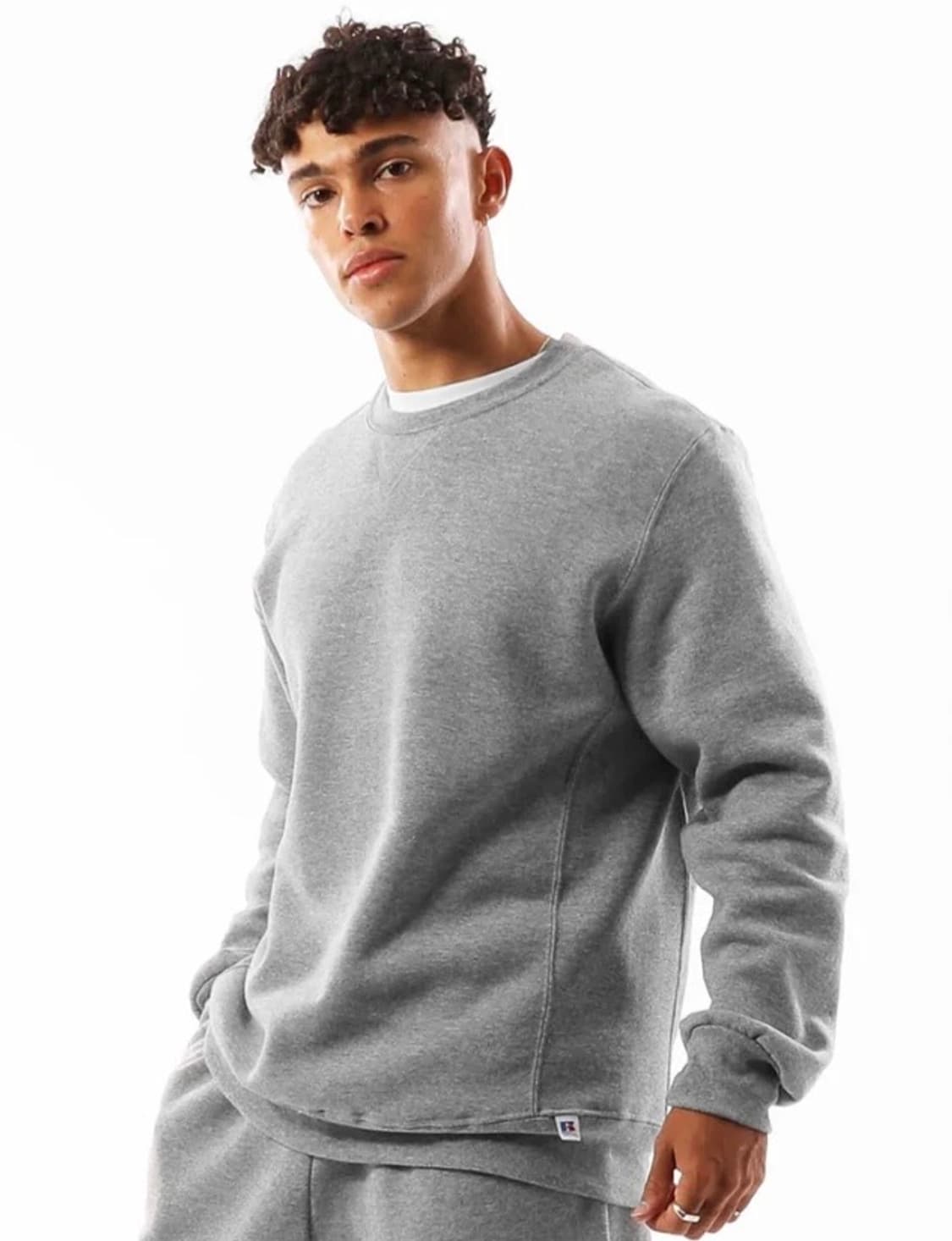 러셀 맨투맨 그레이 (S) 상품이미지3