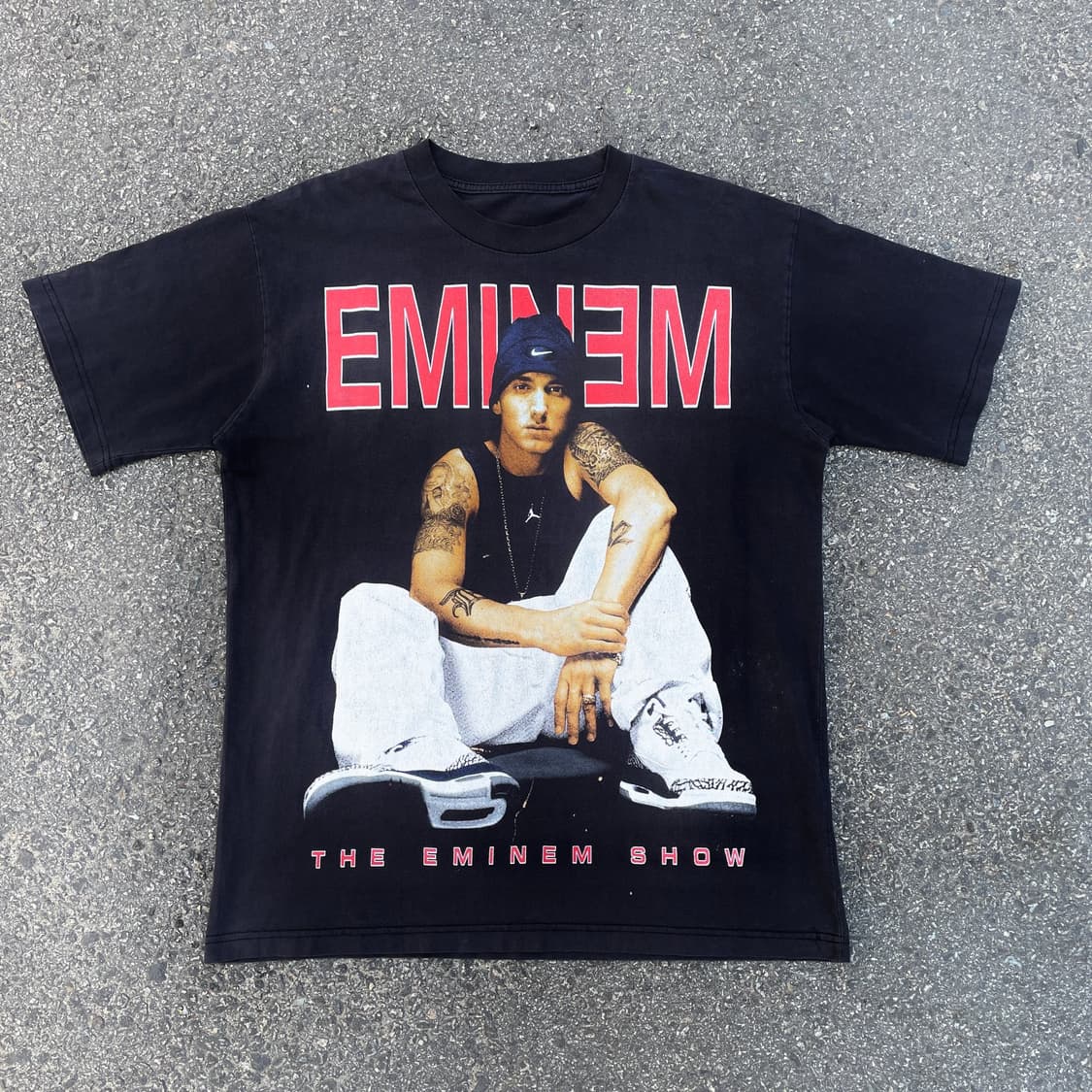 00s 에미넴 The Eminem Show 부틀넥 올드스쿨 반팔 티셔츠 상품이미지6